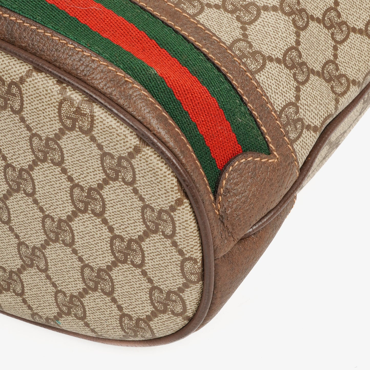 Gucci Ophidia GG Web Sherry Line Bucket Bag
