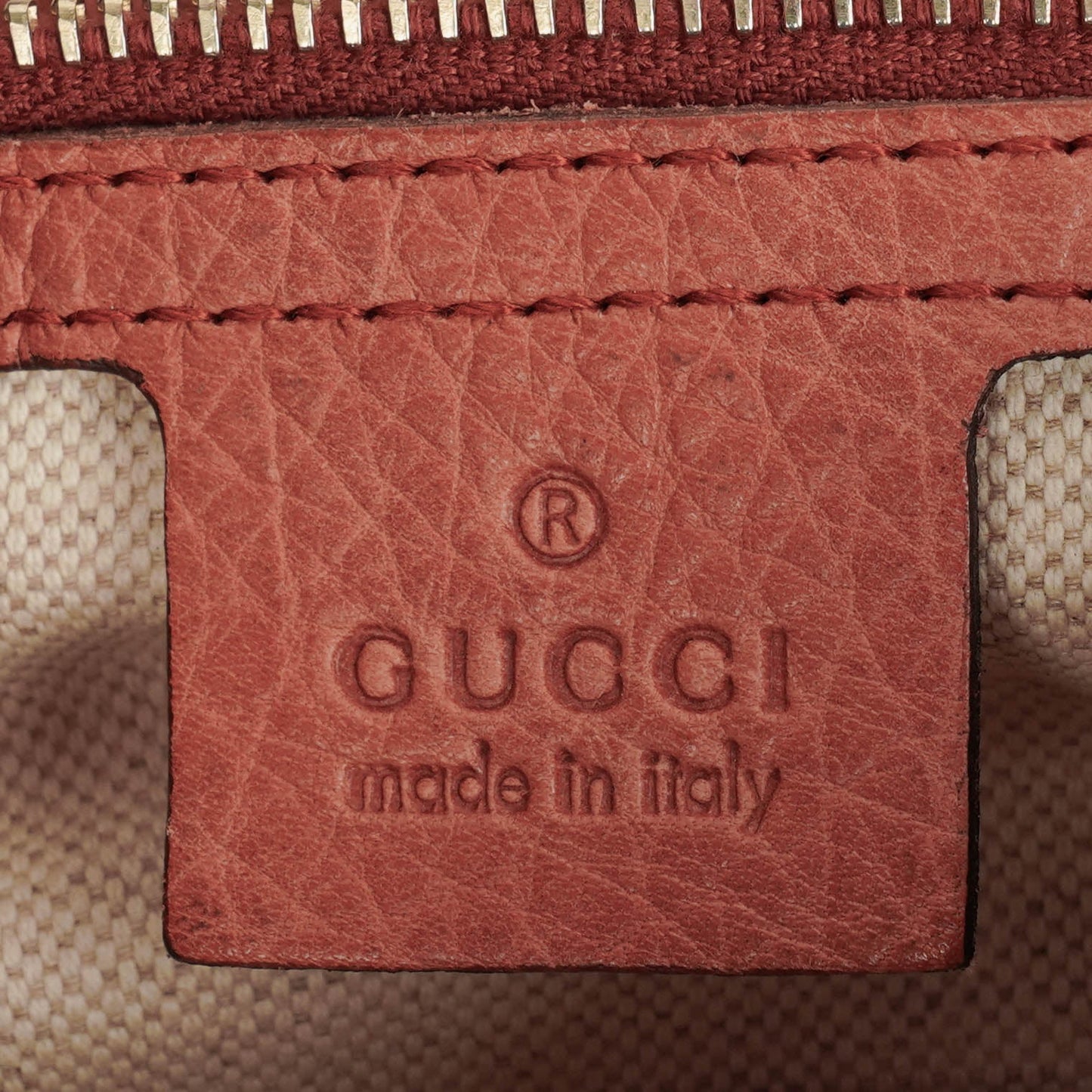 Gucci Orange GG Canvas New Jackie Hobo Bag
