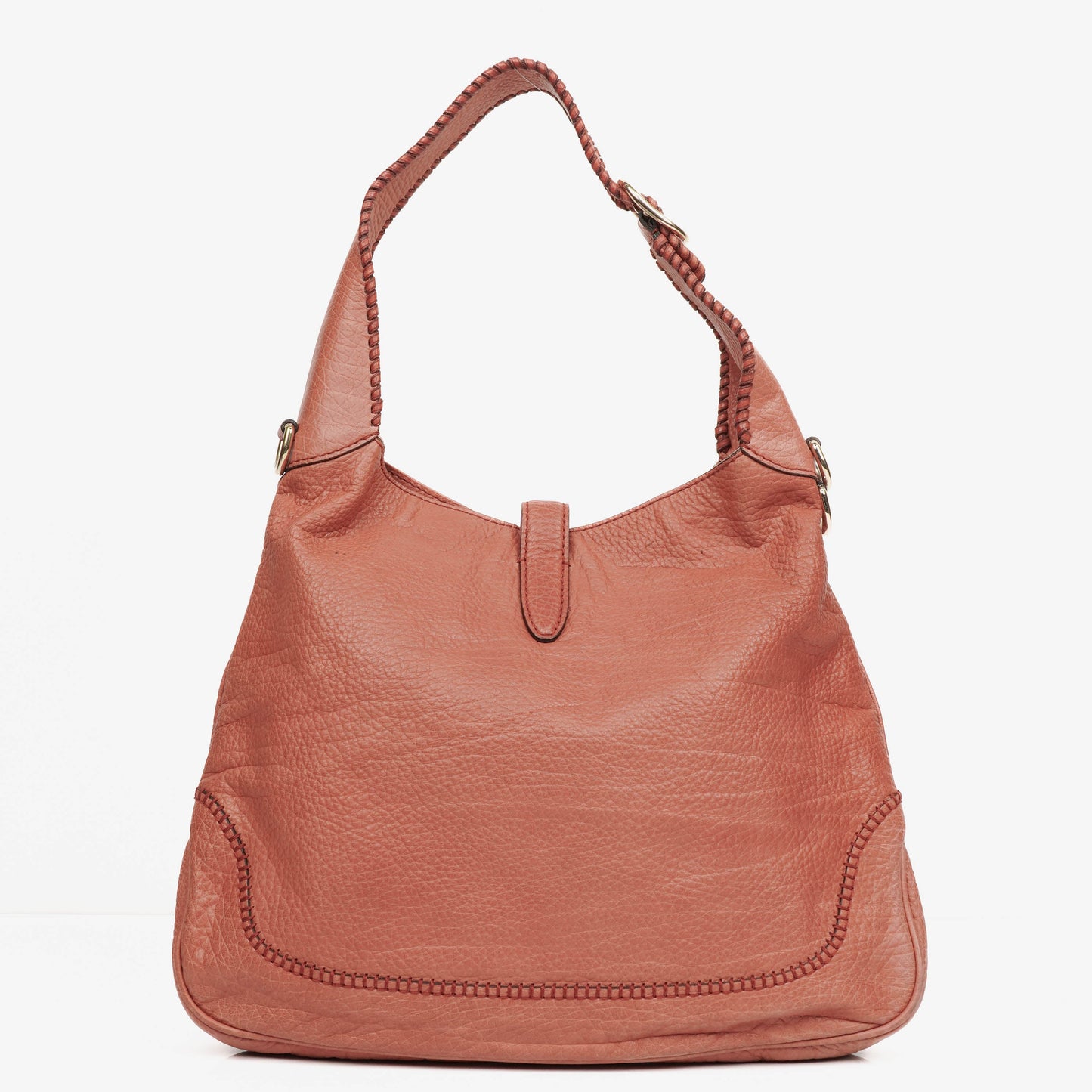 Gucci Orange GG Canvas New Jackie Hobo Bag