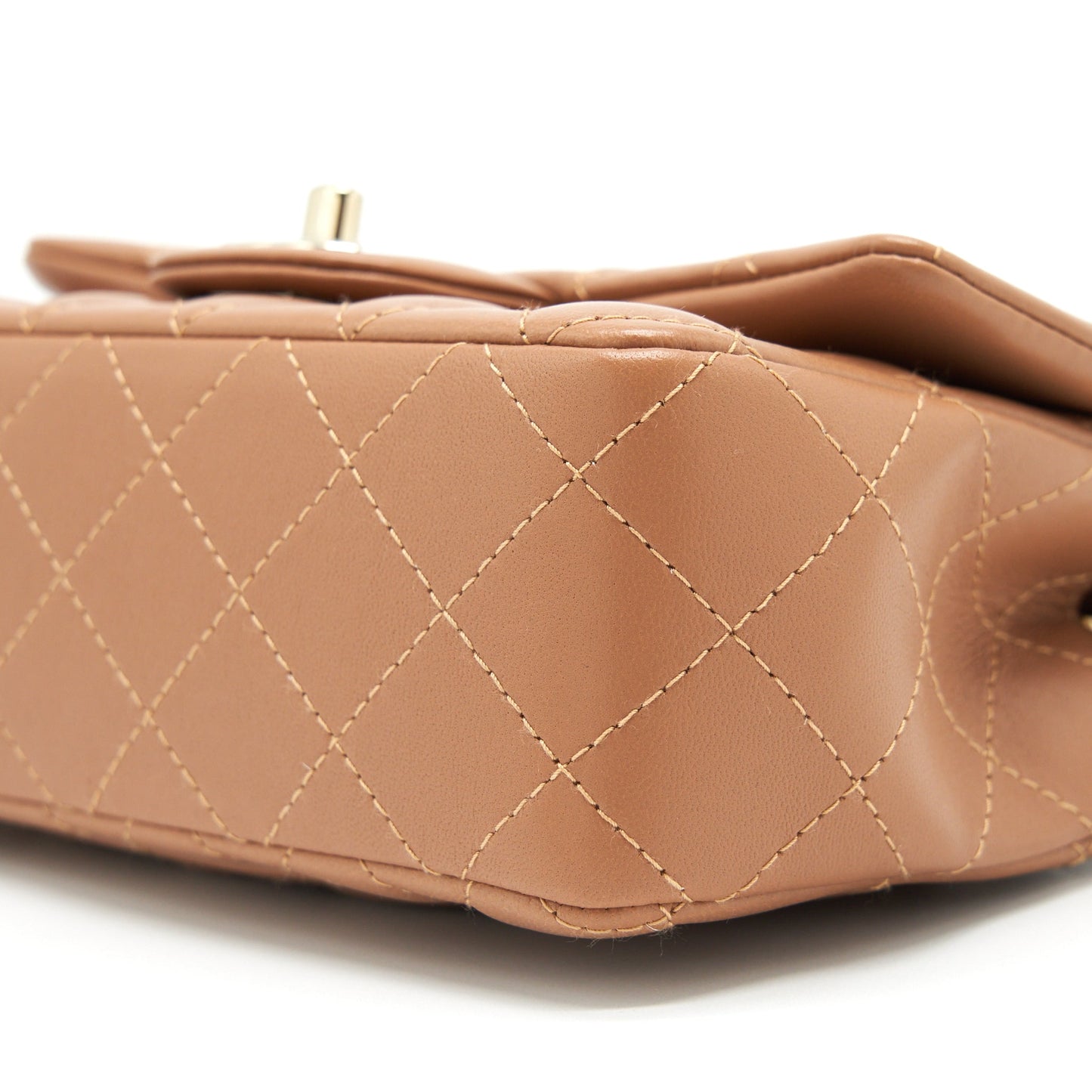 Chanel 22S Mini Rectangular Flap Bag Caramel L