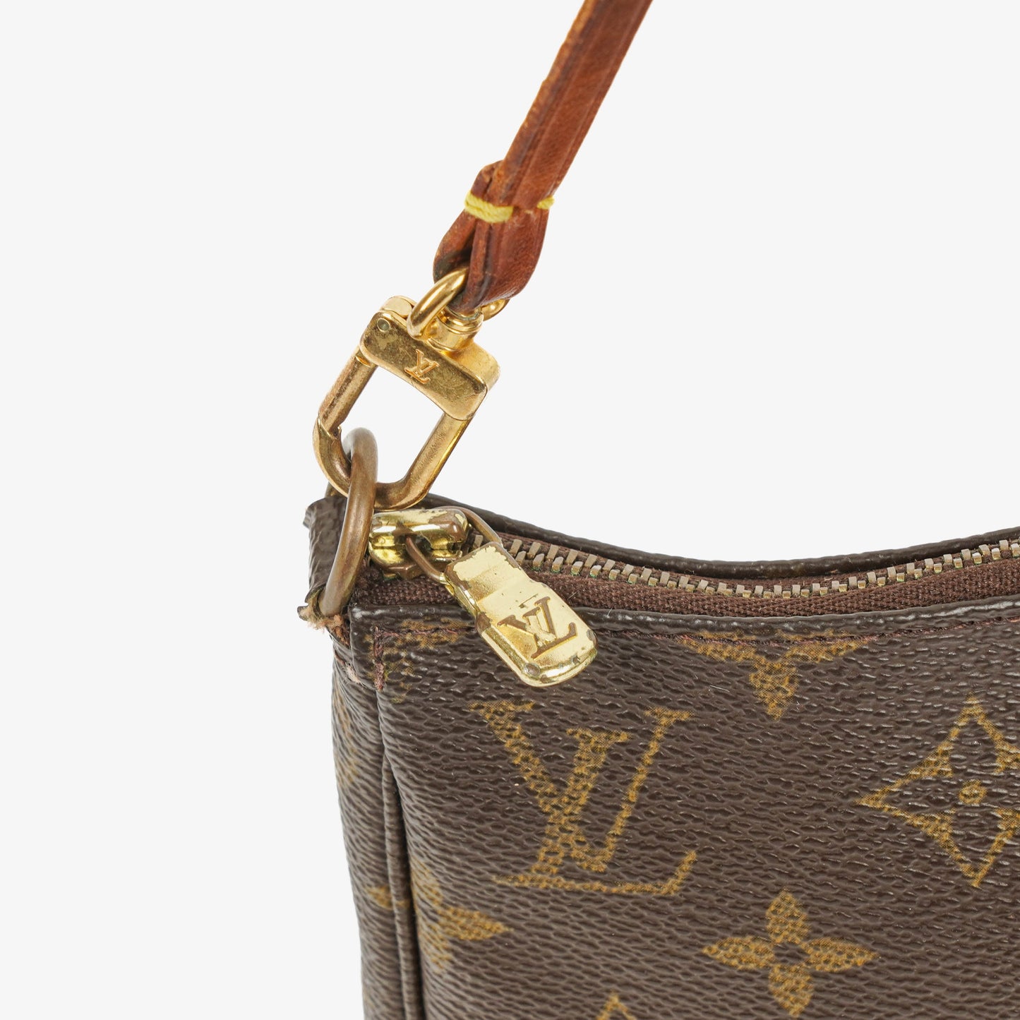 Louis Vuitton Pochette Accessoires Monogram Canvas Clutch Handbag