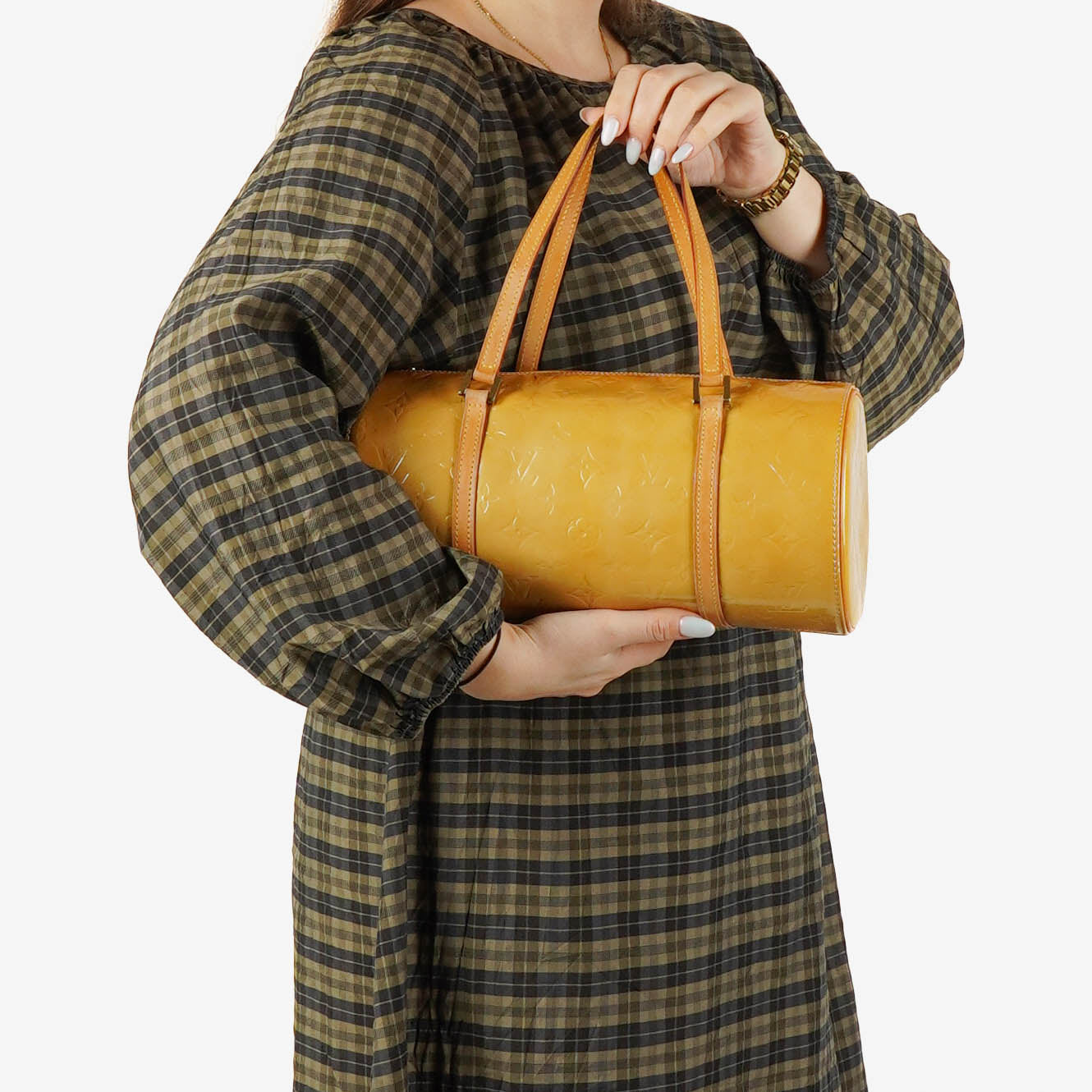 Louis Vuitton Papillon 30 Bedford Monogram Vernis Leather Bag