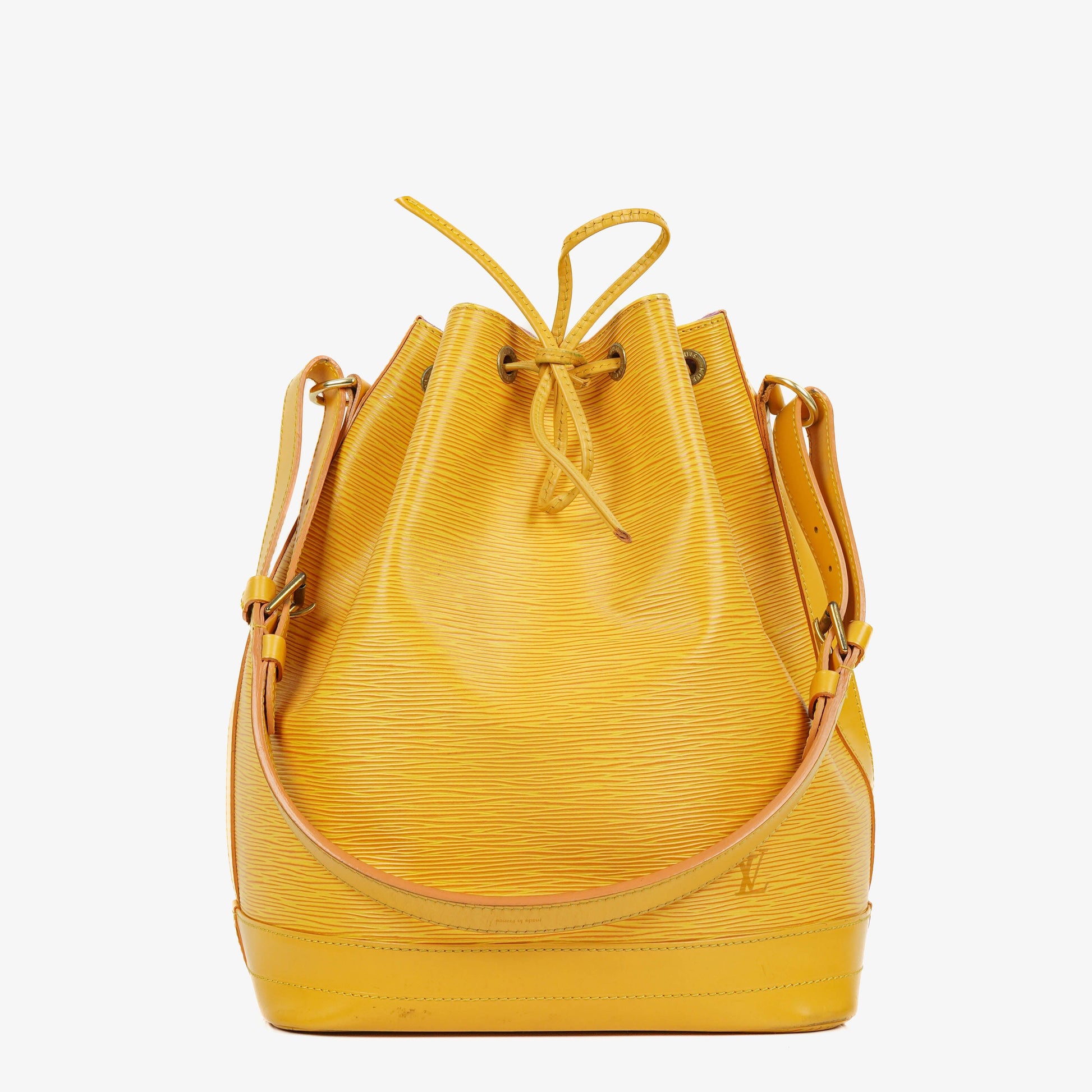 Louis Vuitton Noe Grande GM Yellow Epi Leather Shoulder Bag