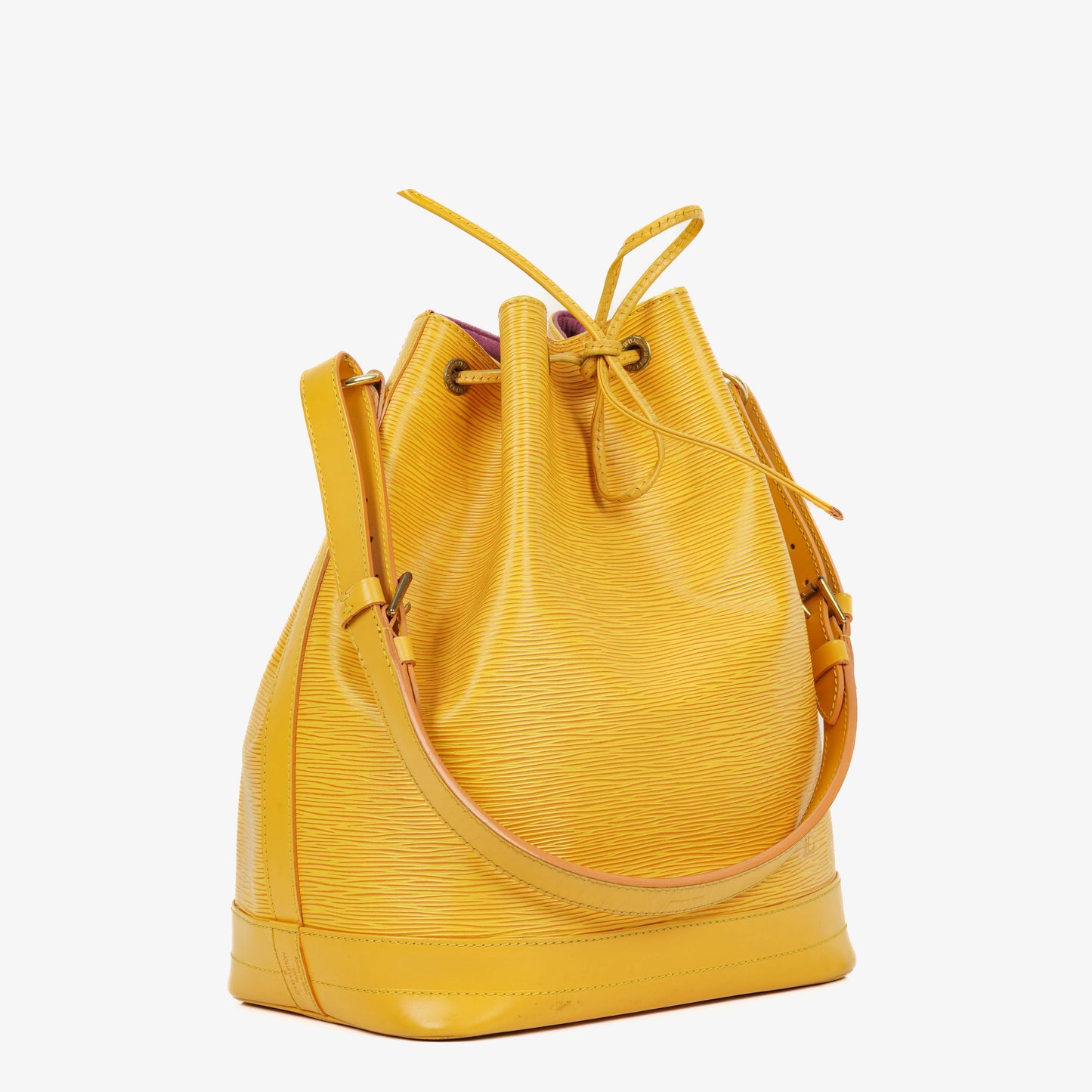 Louis Vuitton Noe Grande GM Yellow Epi Leather Shoulder Bag