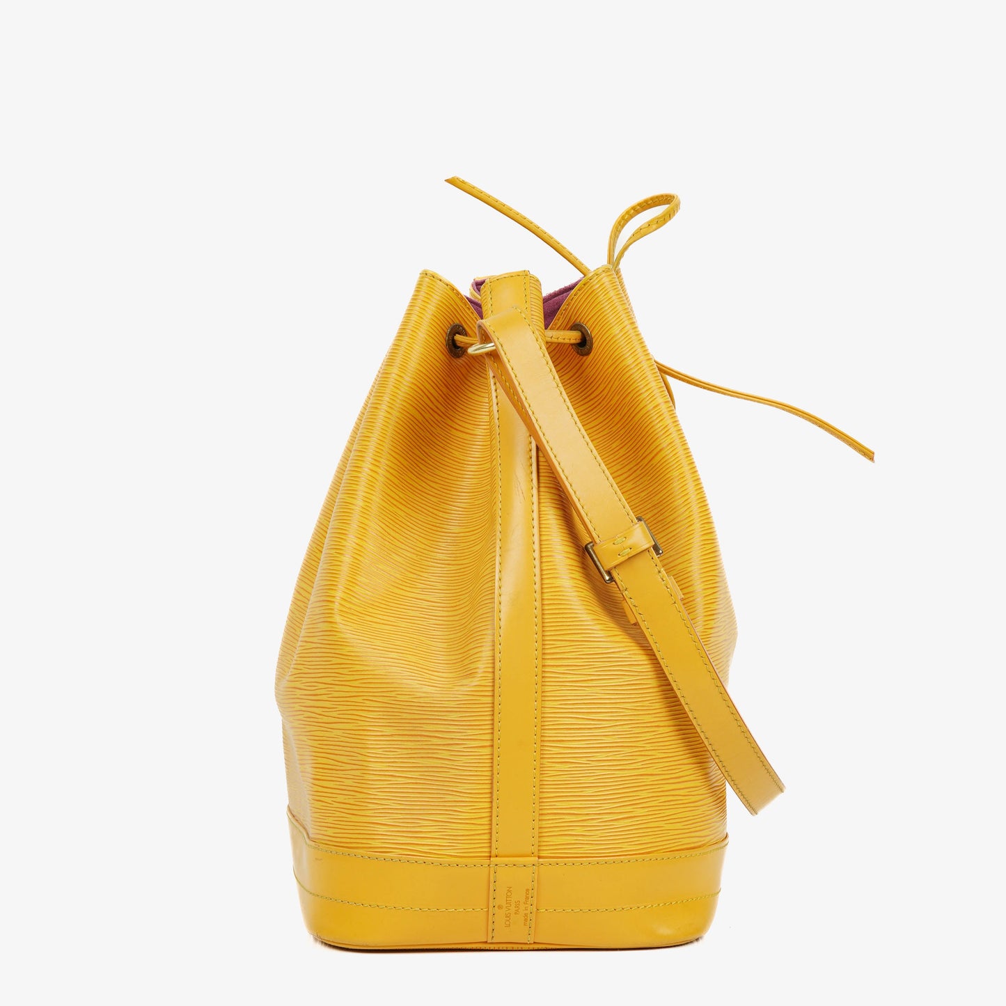 Louis Vuitton Noe Grande GM Yellow Epi Leather Shoulder Bag