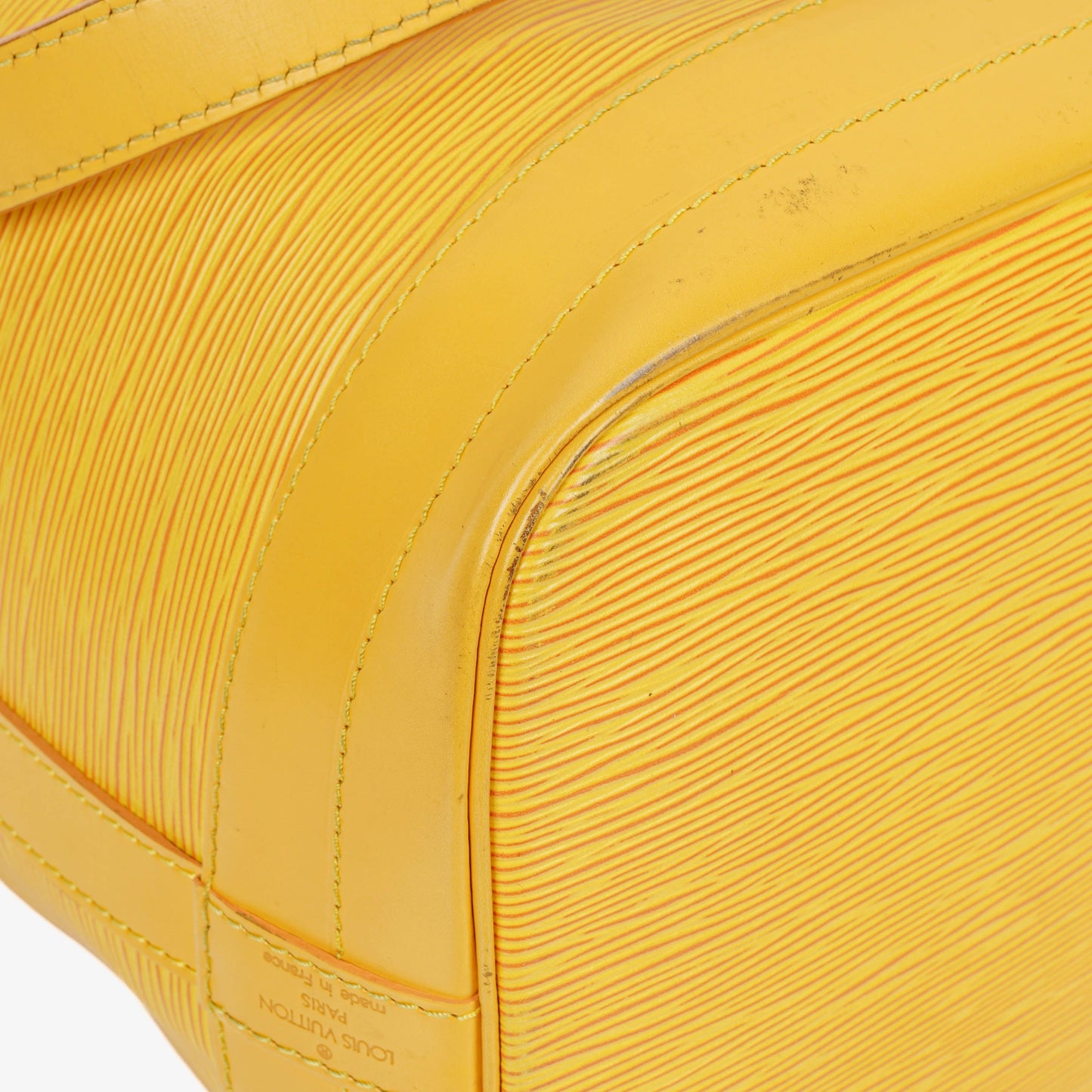 Louis Vuitton Noe Grande GM Yellow Epi Leather Shoulder Bag