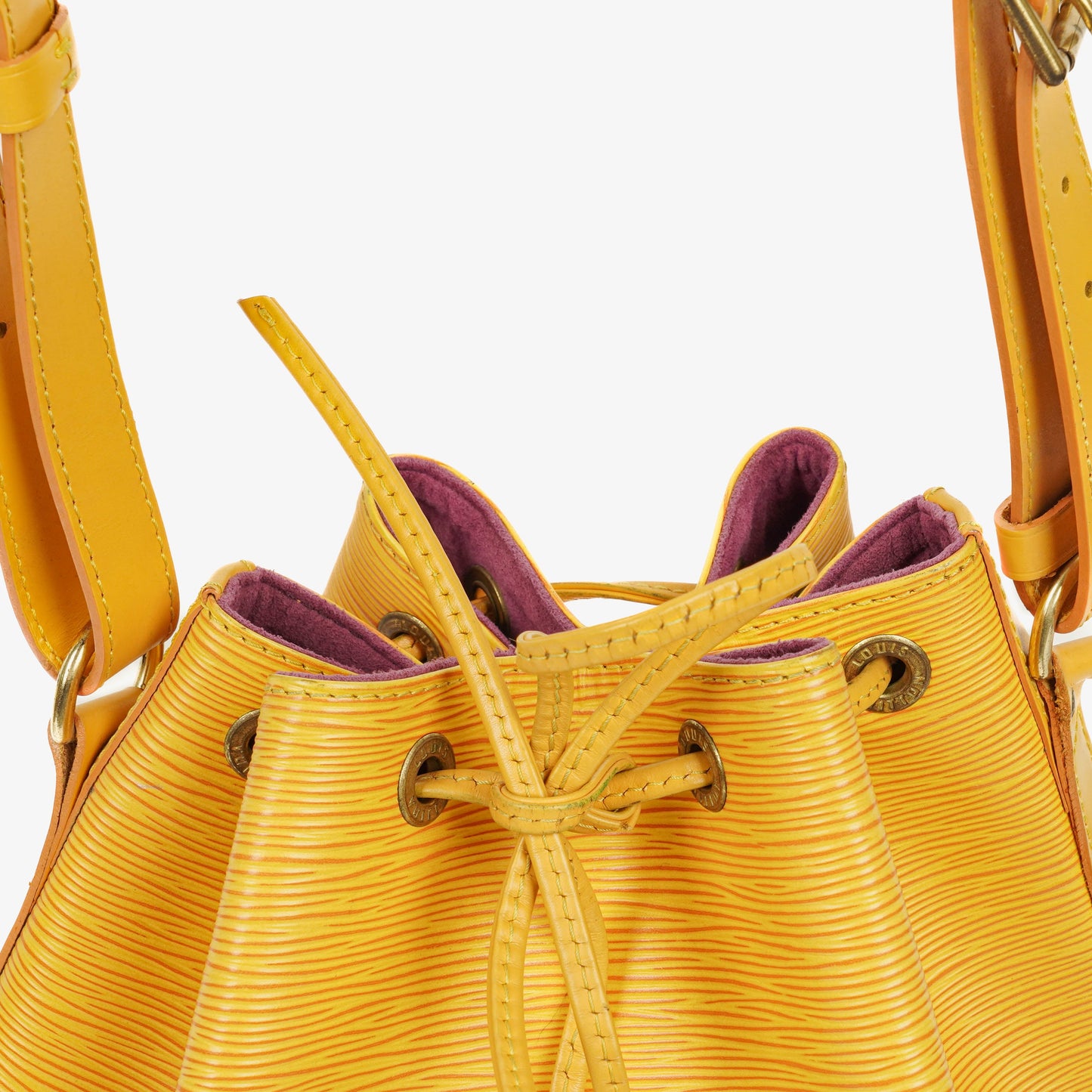 Louis Vuitton Noe Grande GM Yellow Epi Leather Shoulder Bag