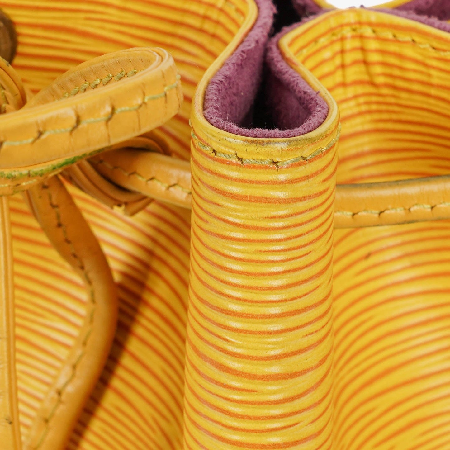 Louis Vuitton Noe Grande GM Yellow Epi Leather Shoulder Bag
