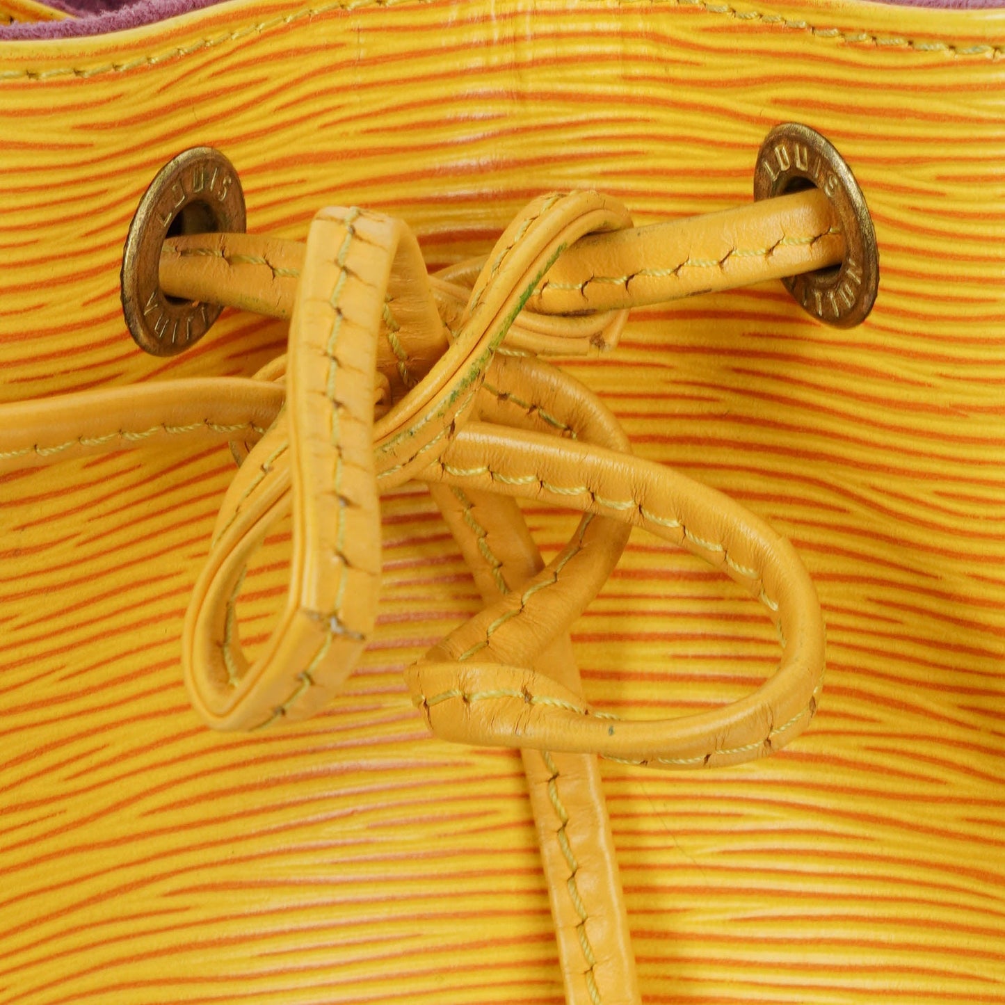 Louis Vuitton Noe Grande GM Yellow Epi Leather Shoulder Bag