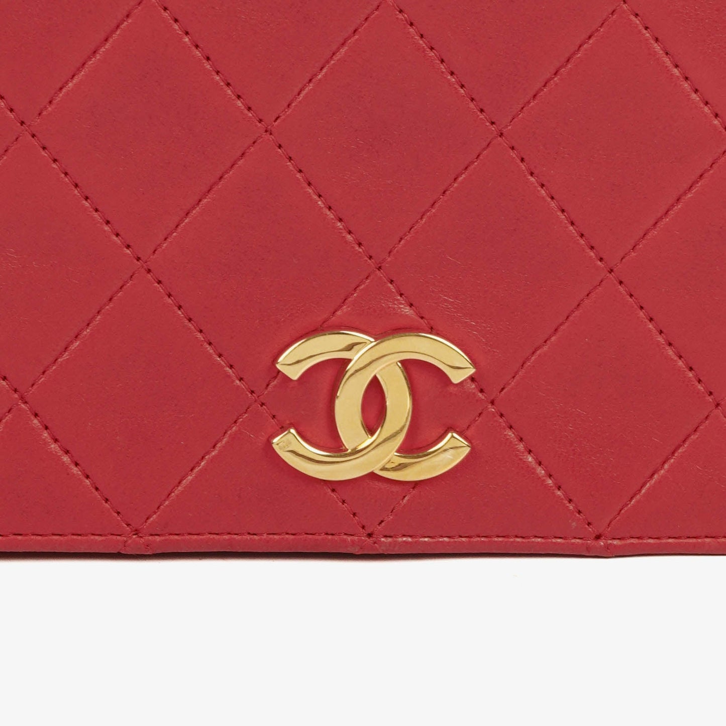 Chanel Classic Full Flap Bag Quilted Leather 24K Gold-Plated Hardware