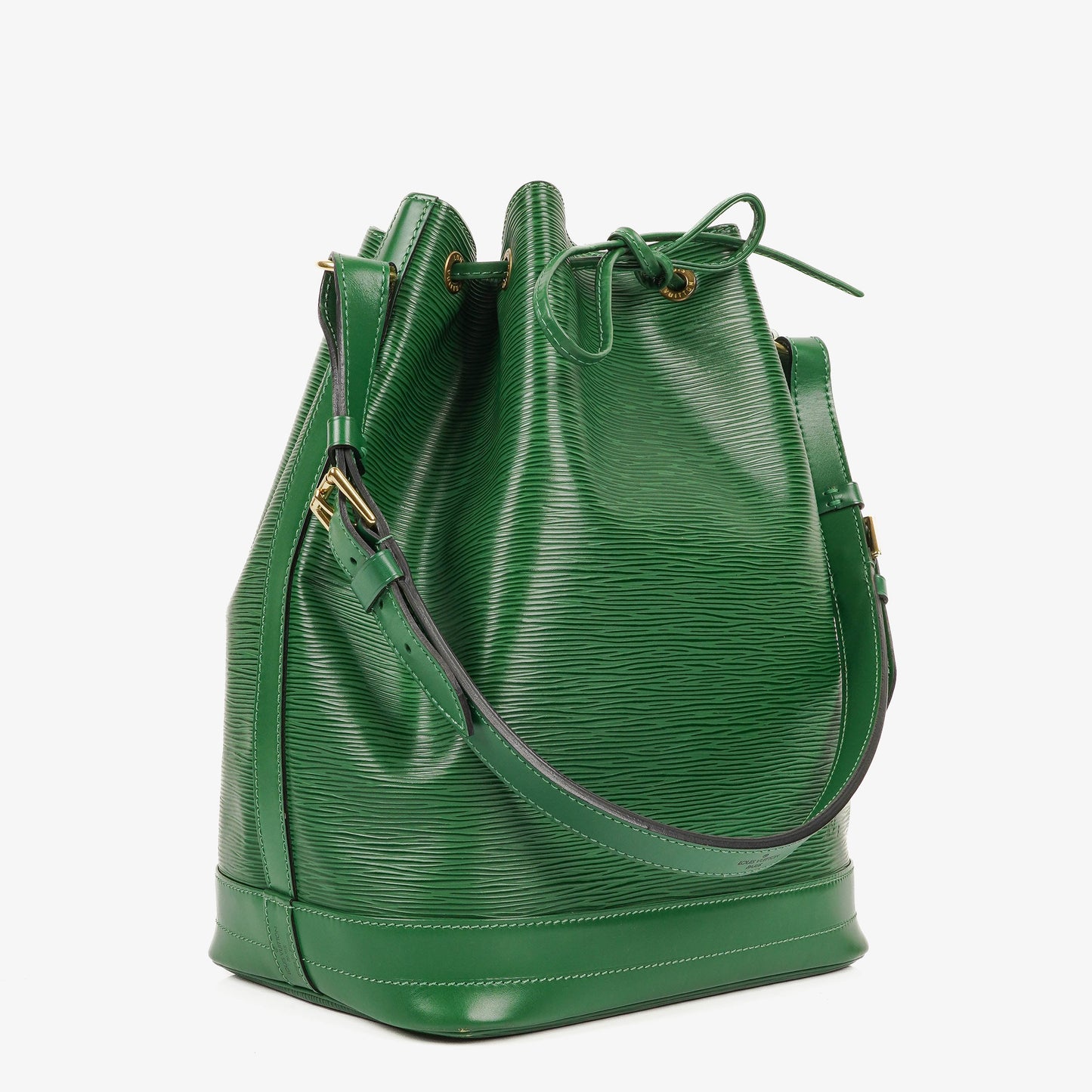 Louis Vuitton Noe Grande GM Green EPI Leather Shoulder Bag