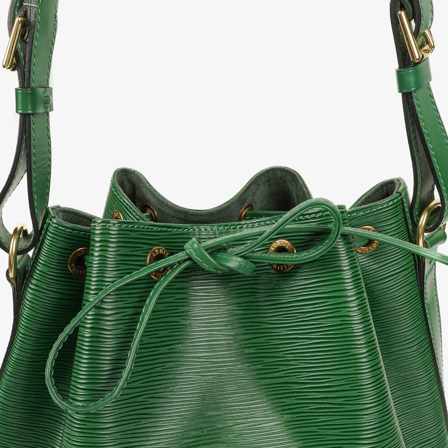 Louis Vuitton Noe Grande GM Green EPI Leather Shoulder Bag