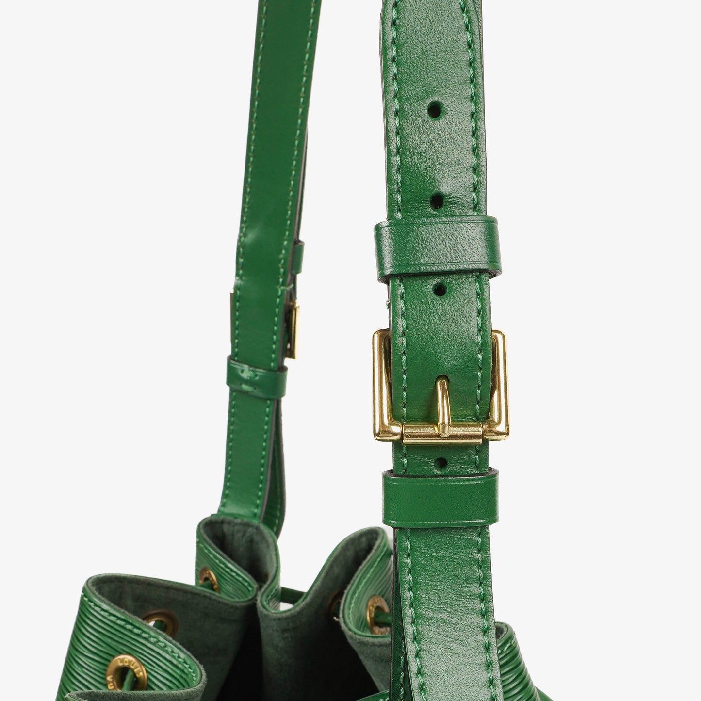 Louis Vuitton Noe Grande GM Green EPI Leather Shoulder Bag