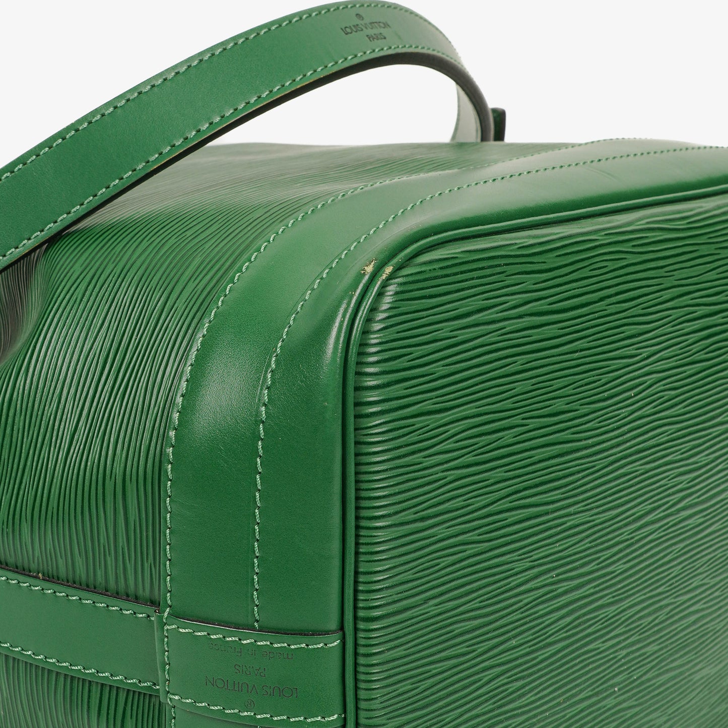 Louis Vuitton Noe Grande GM Green EPI Leather Shoulder Bag