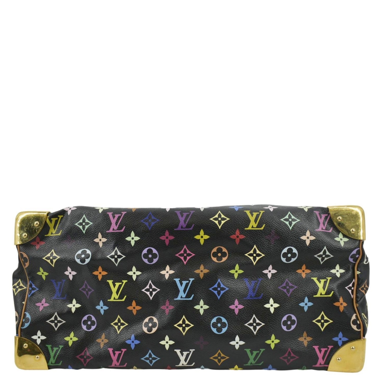 LOUIS VUITTON  40 Monogram Multicolor Satchel Bag Black