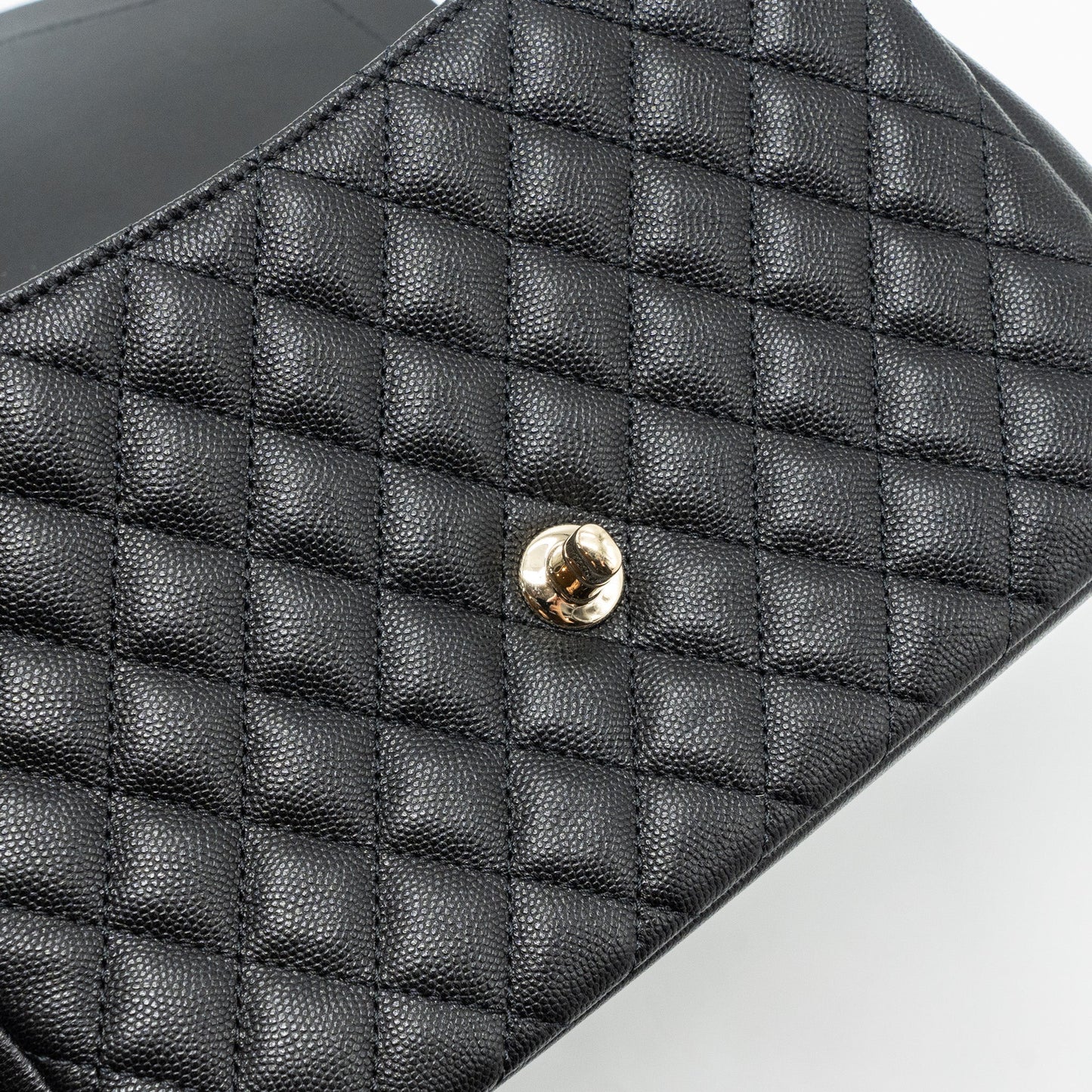Chanel Envelop Flap Bag Caviar Black L
