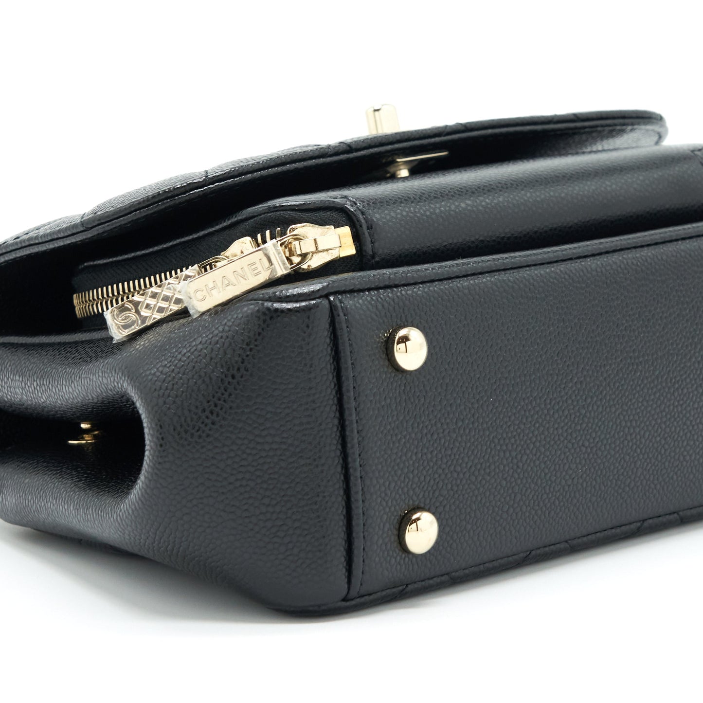 Chanel Small Business Affinity Caviar Black L