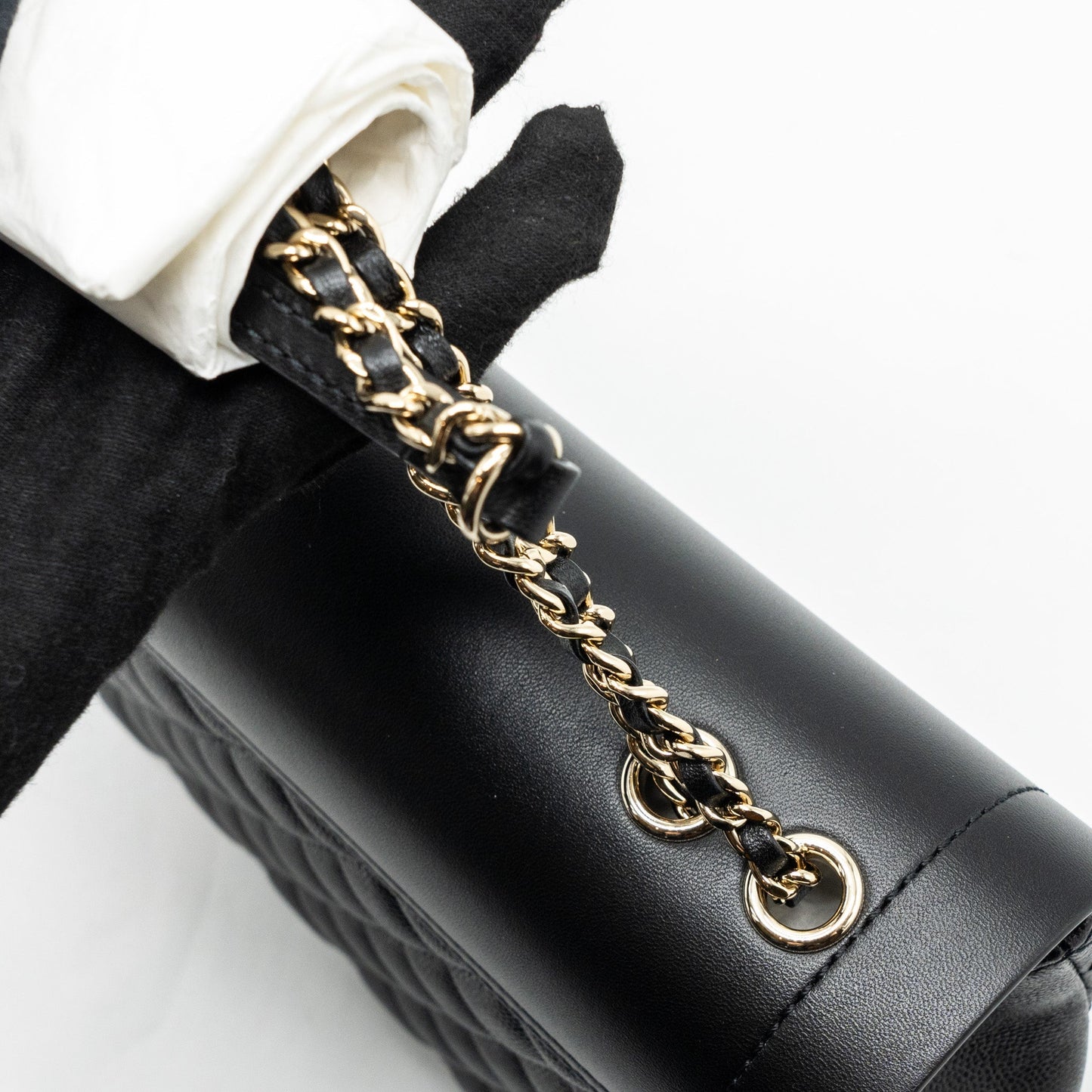 Chanel Envelop Flap Bag Caviar Black L