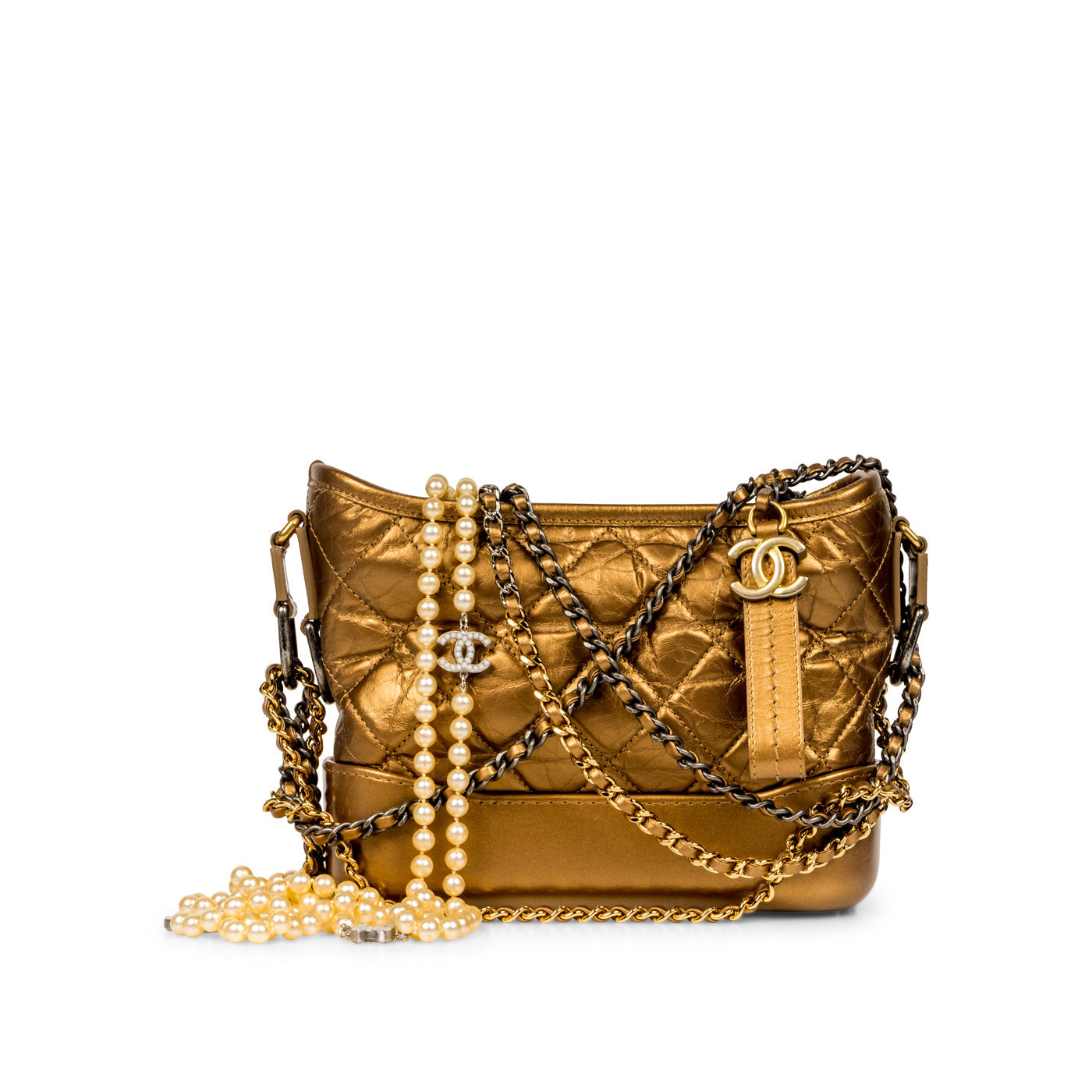 Chanel Gabrielle - Small - Bronze Calfskin