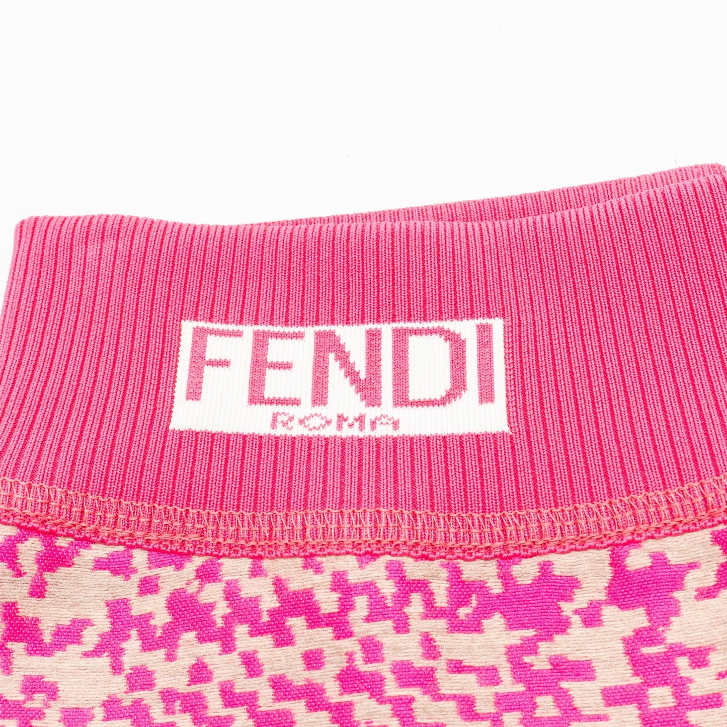 Fendi Size 38 Long Maxi Length Skirt Polyester/Wool/Silk Pink