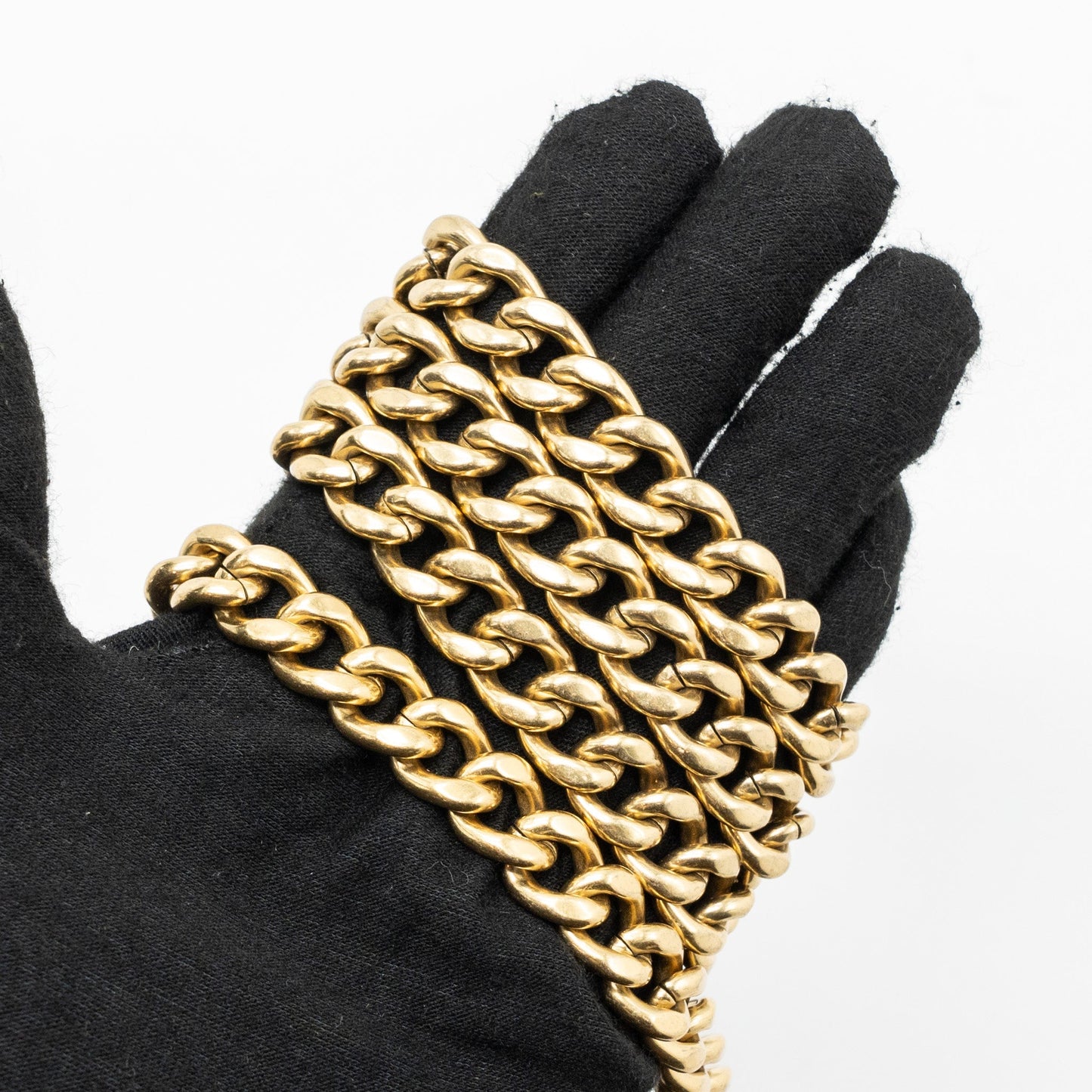 Chanel Giant CC Logo Flap bag Lambskin Black (microchip)
