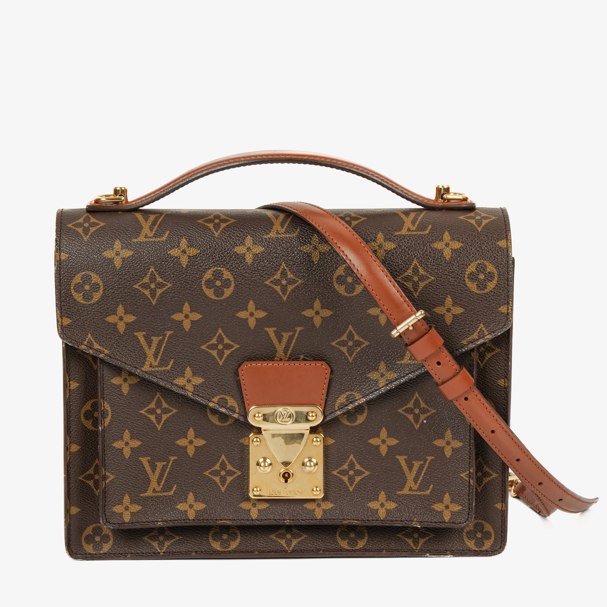 Louis Vuitton Monceau Monogram Canvas Handbag