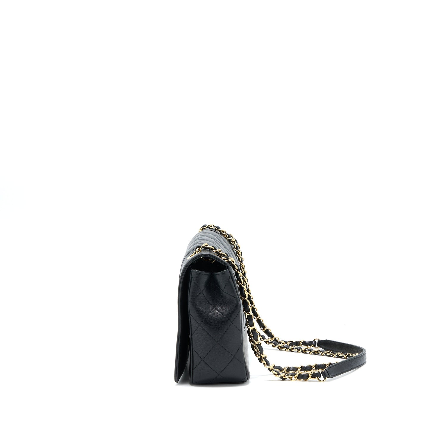 Chanel Seasonal Quilted Flap Bag Calfkskin Black Multicolour Hardware