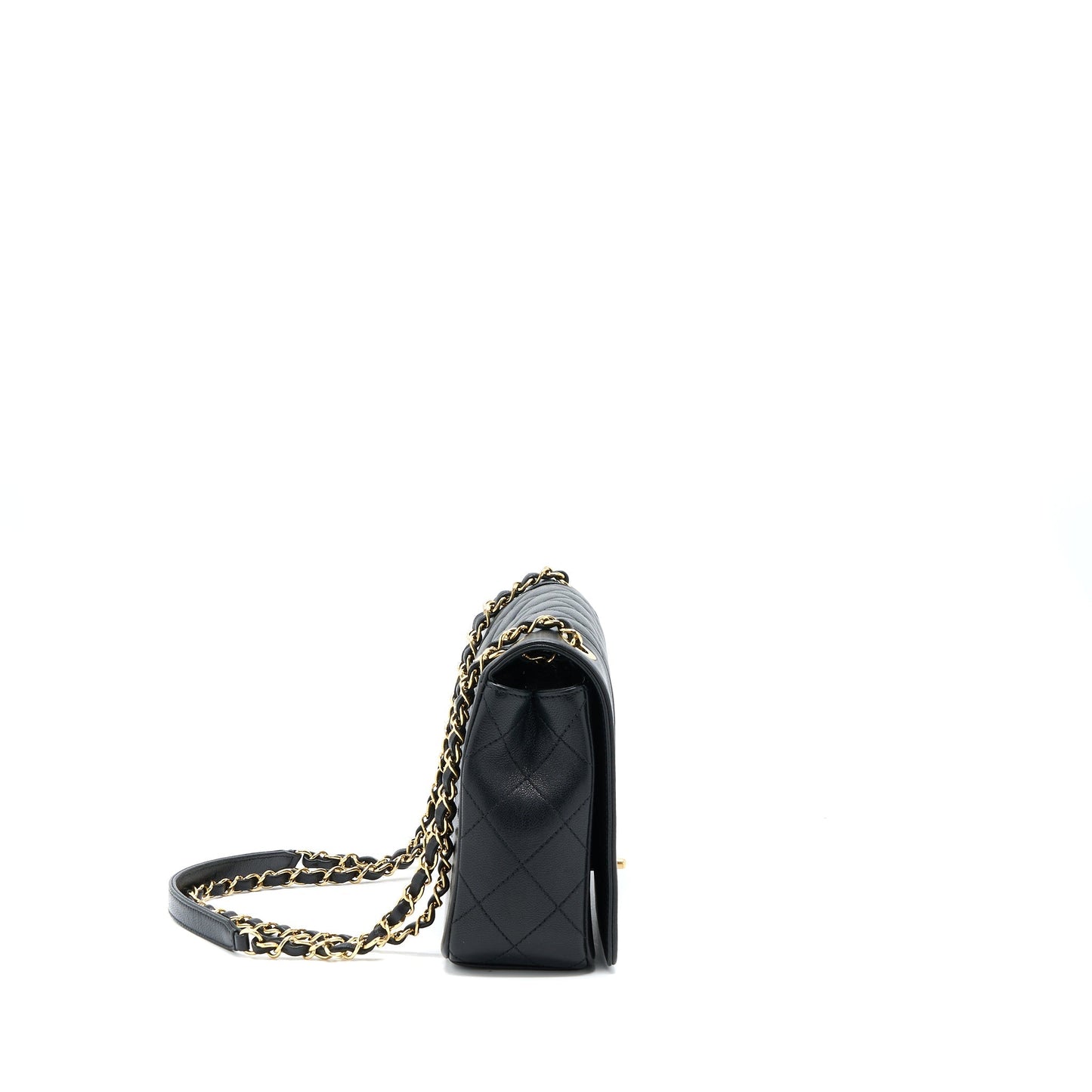 Chanel Seasonal Quilted Flap Bag Calfkskin Black Multicolour Hardware
