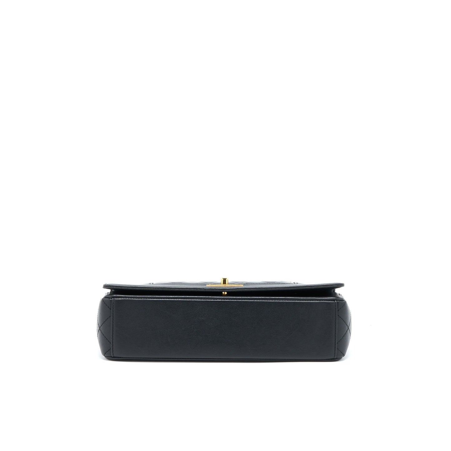 Chanel Seasonal Quilted Flap Bag Calfkskin Black Multicolour Hardware