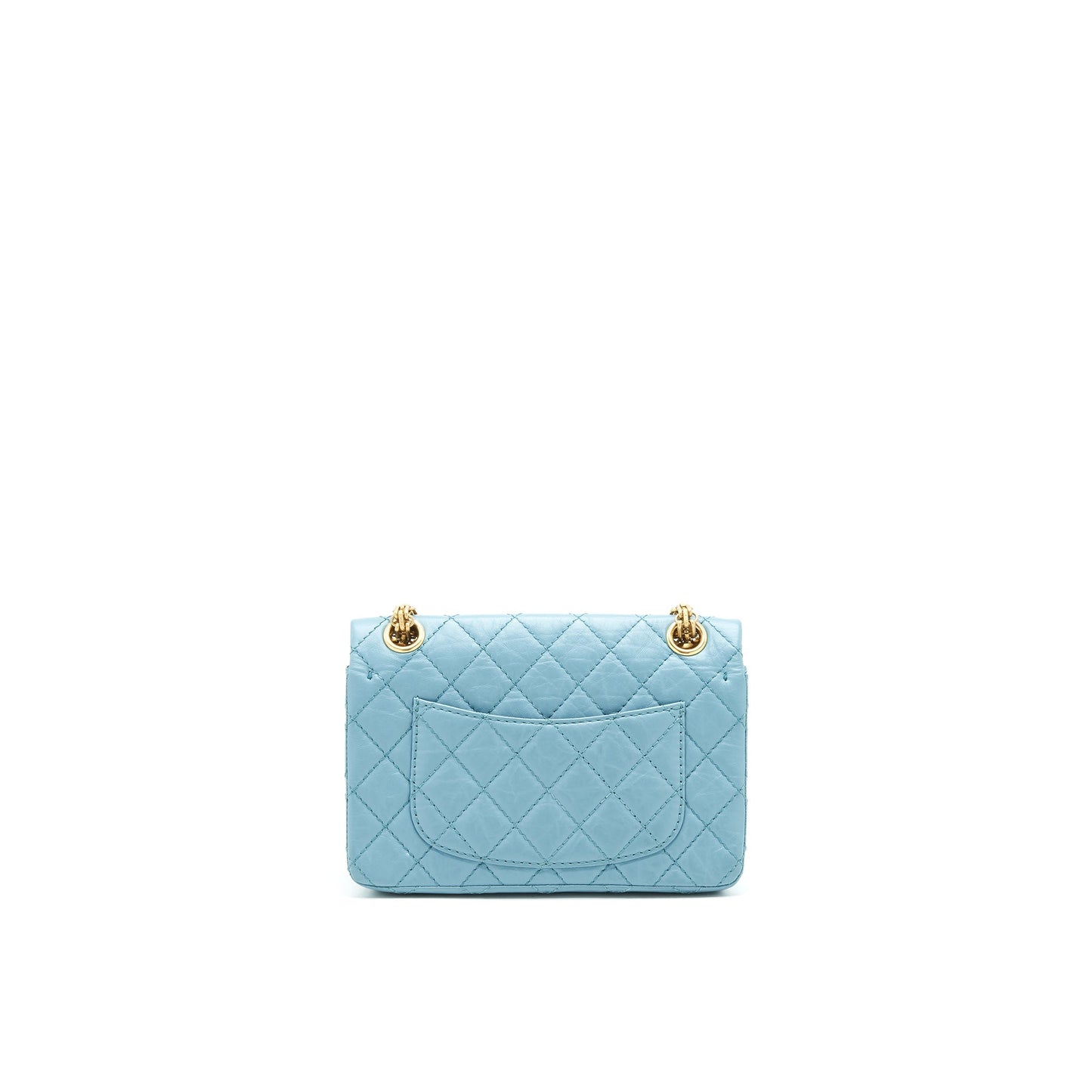 CHANEL MINI 2.55 REISSUE HANDBAG BLUE