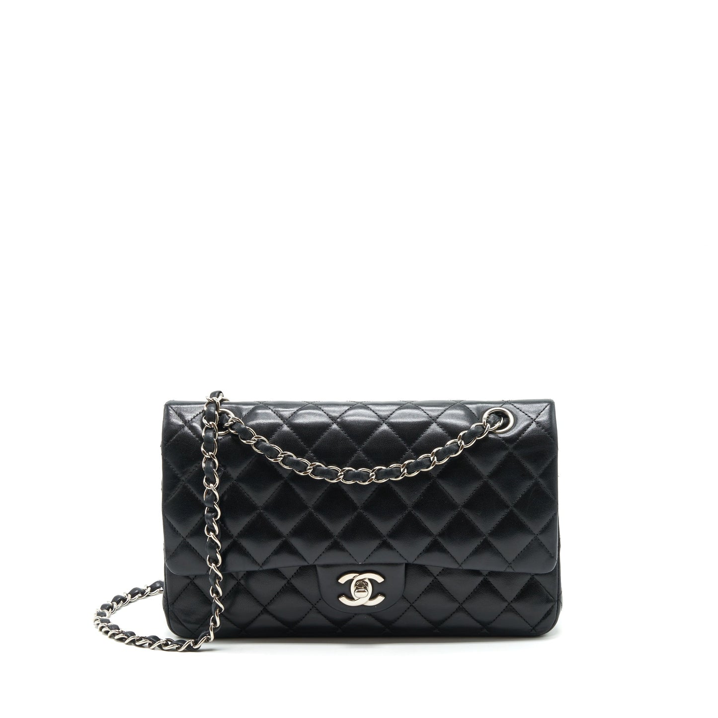 Chanel Medium Classic Flap Bag Lambskin Black