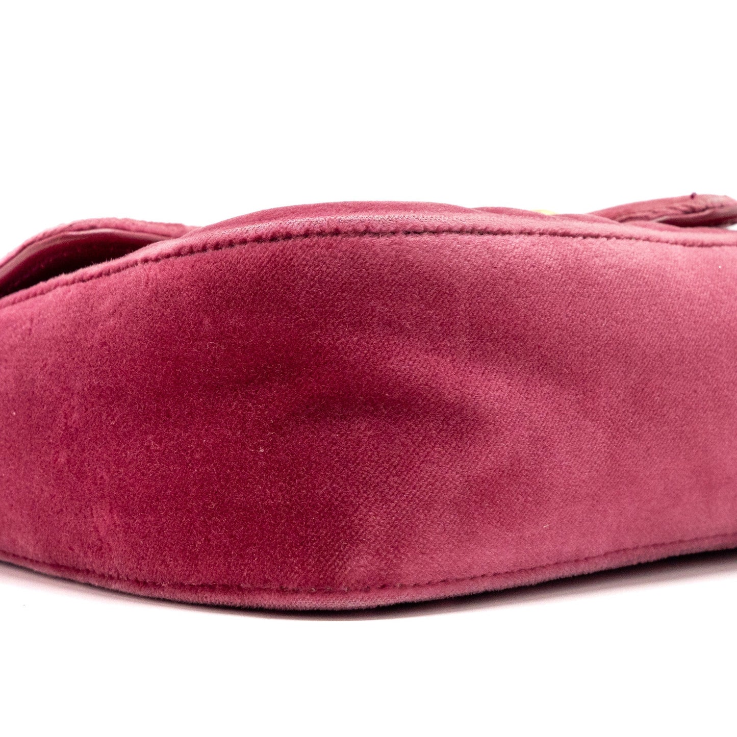 Gucci Mini GG Marmont Shoulder Bag Velvet Pink