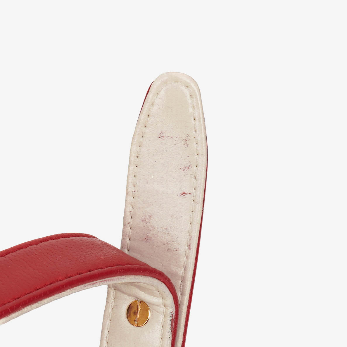 Chanel Boy Red Flap Leather Bag