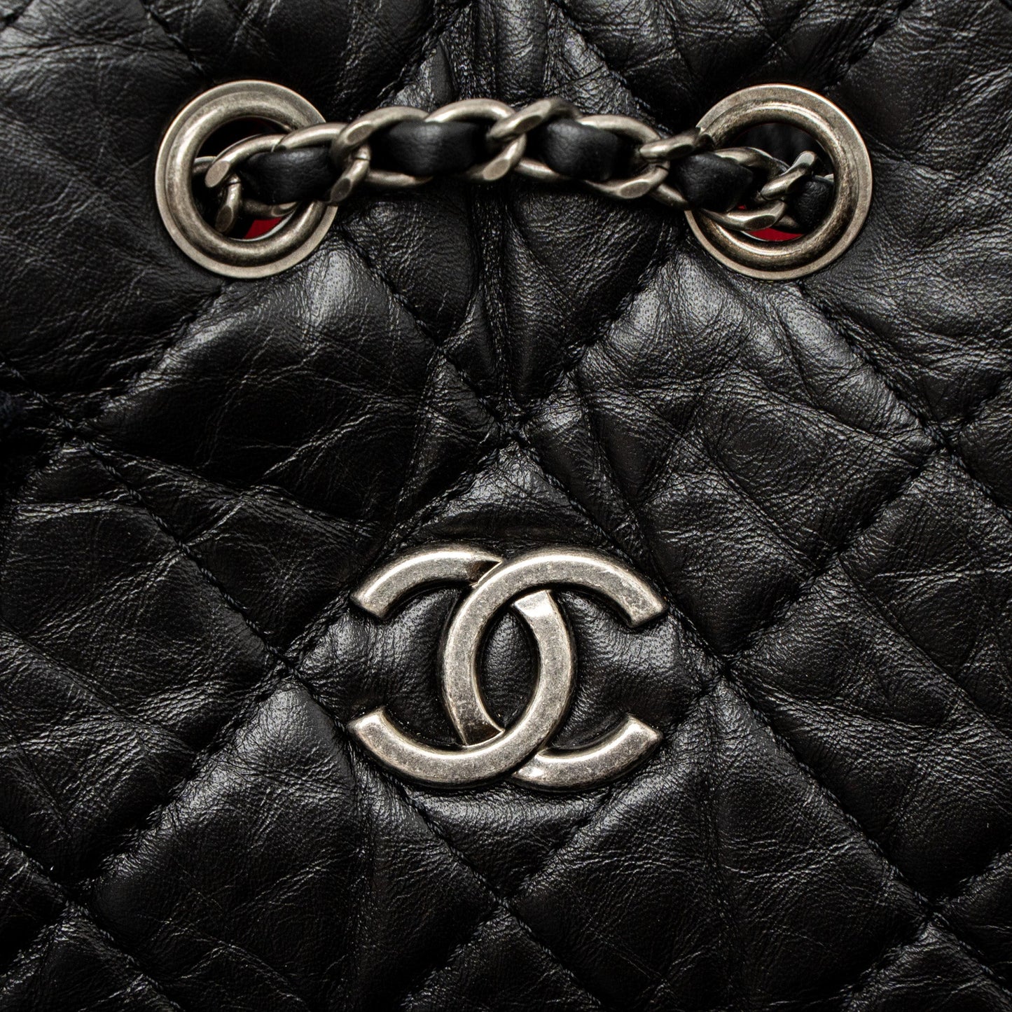 Chanel Small Gabrielle Backpack Calfskin Black Multicolour Hardware (Microchip)