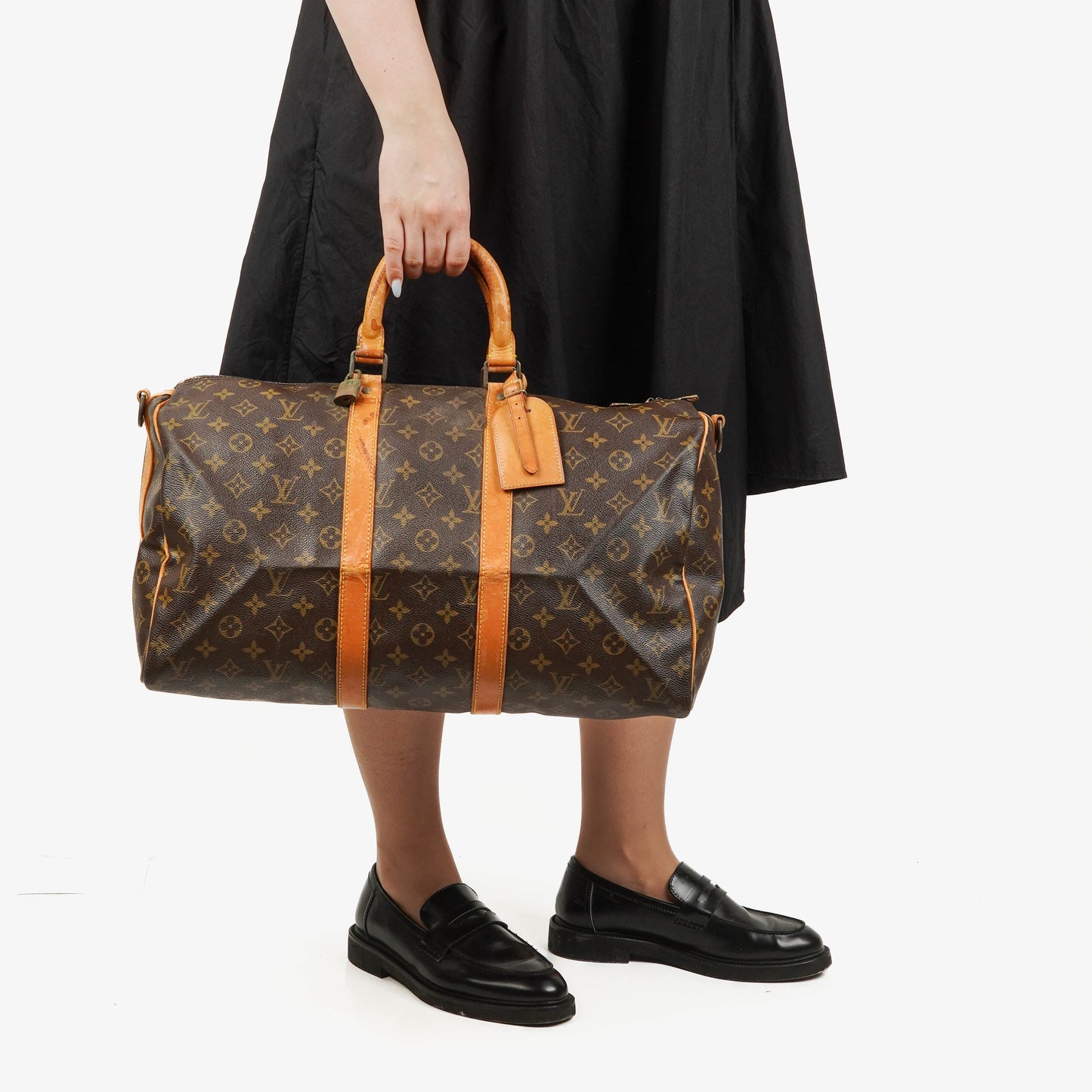 Louis Vuitton Keepall 45 Monogram Canvas Travel Bag