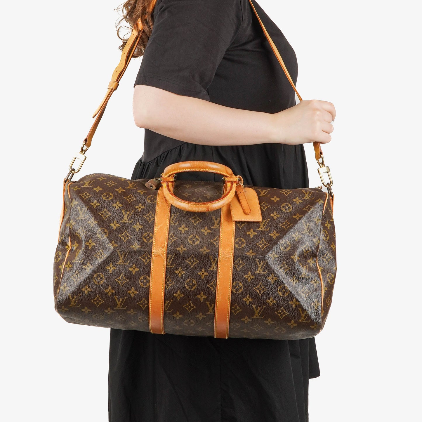 Louis Vuitton Keepall 45 Monogram Canvas Travel Bag