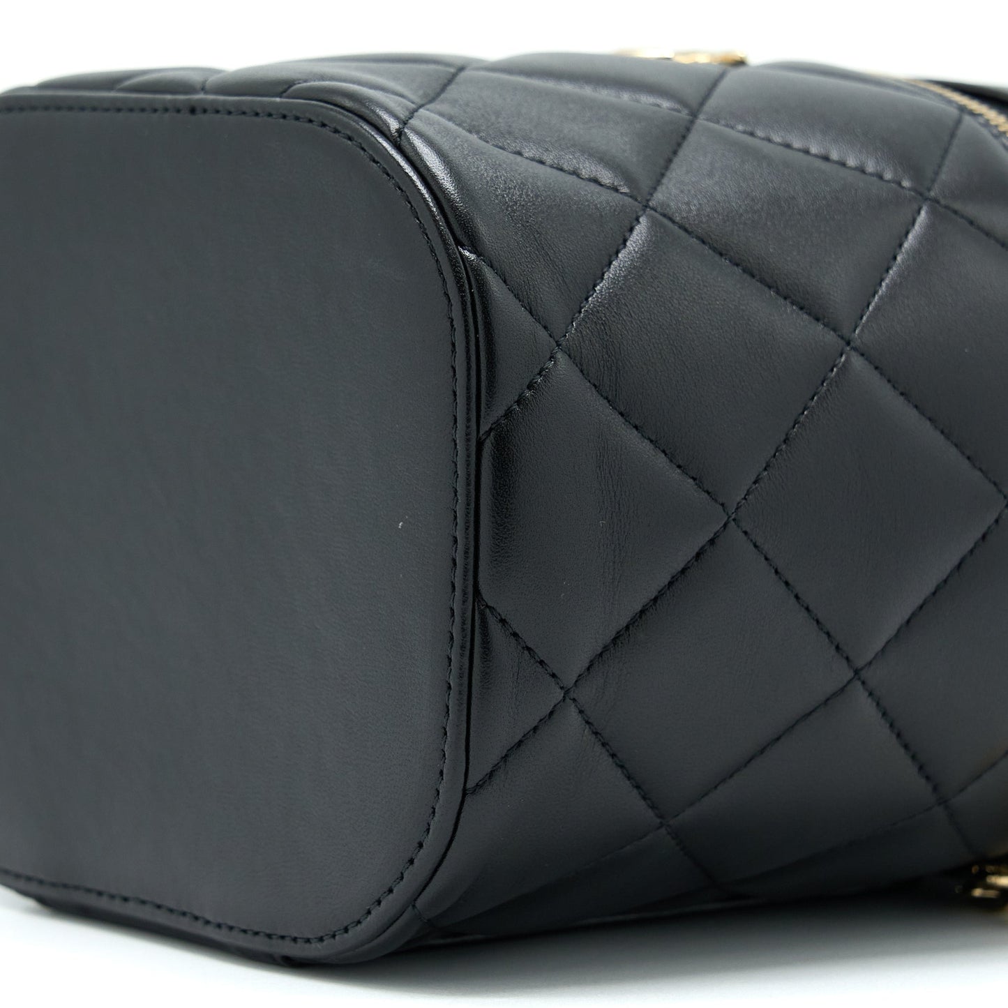 Chanel Trendy Vanity Case Lambskin Black L (Microchip)