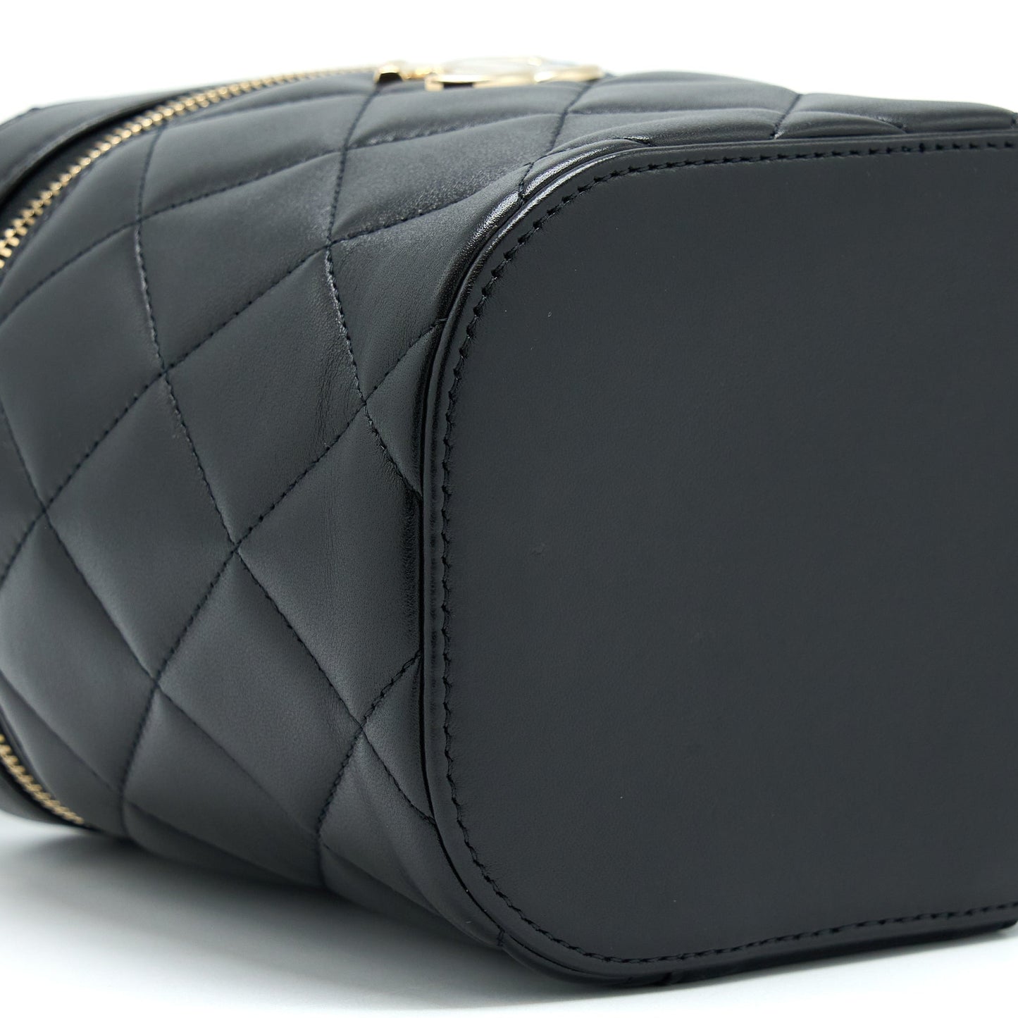 Chanel Trendy Vanity Case Lambskin Black L (Microchip)