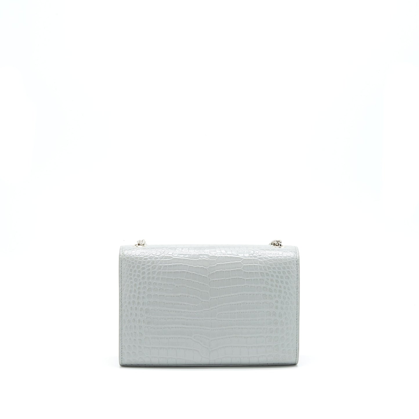 Saint Laurent/ Small Kate Purse Crocodile-Embossed with Tassel