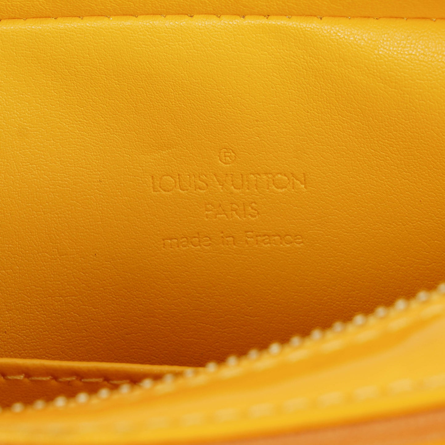 Louis Vuitton Christie Monogram Yellow Monogram Vernis