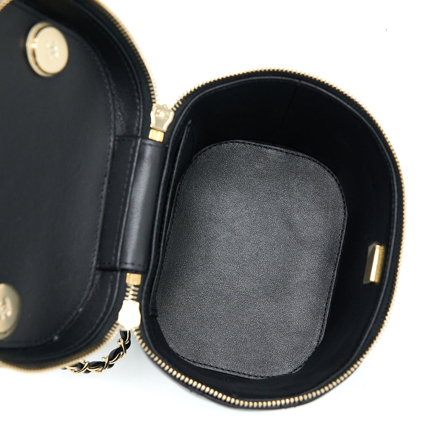 Chanel Trendy Vanity Case Lambskin Black L (Microchip)