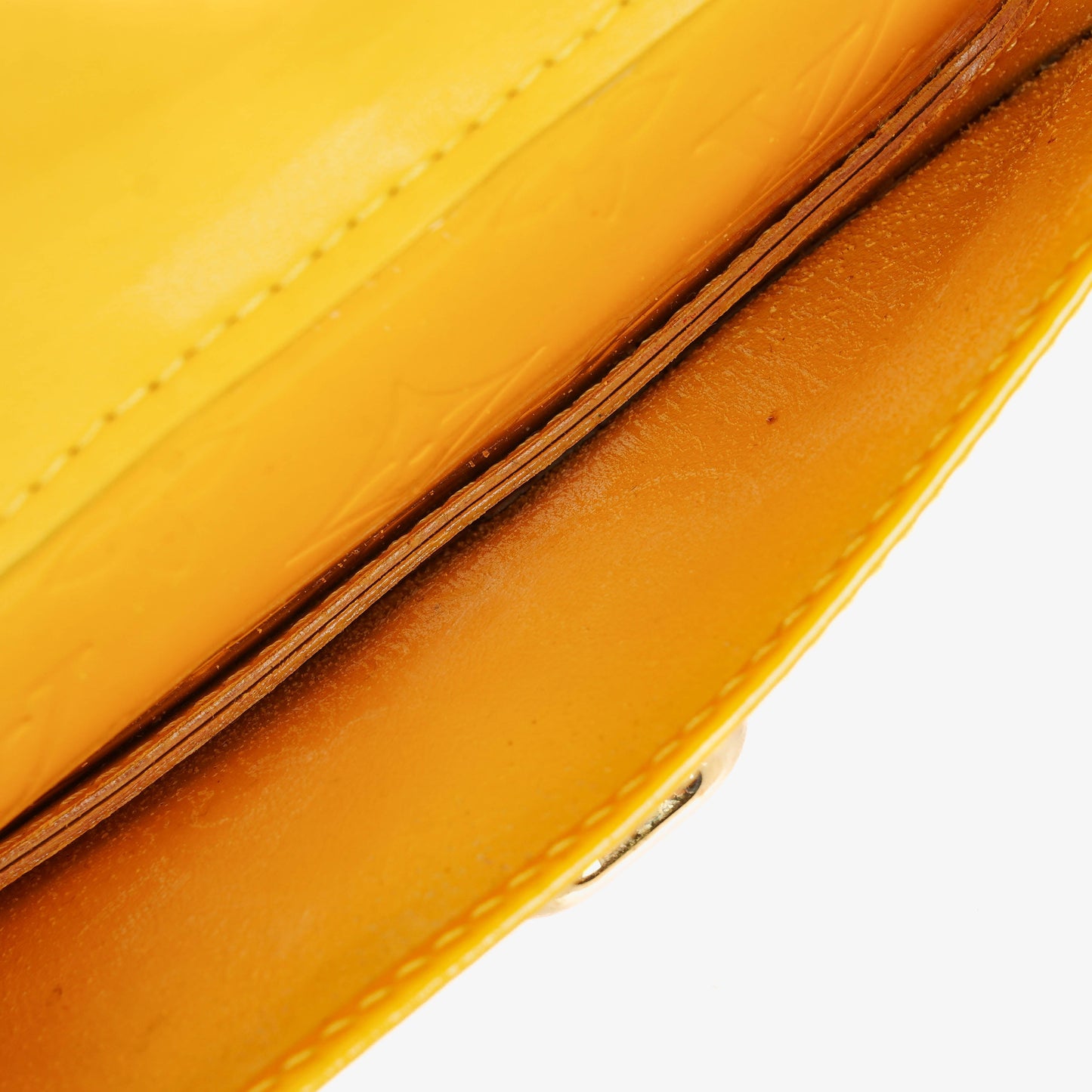 Louis Vuitton Christie Monogram Yellow Monogram Vernis