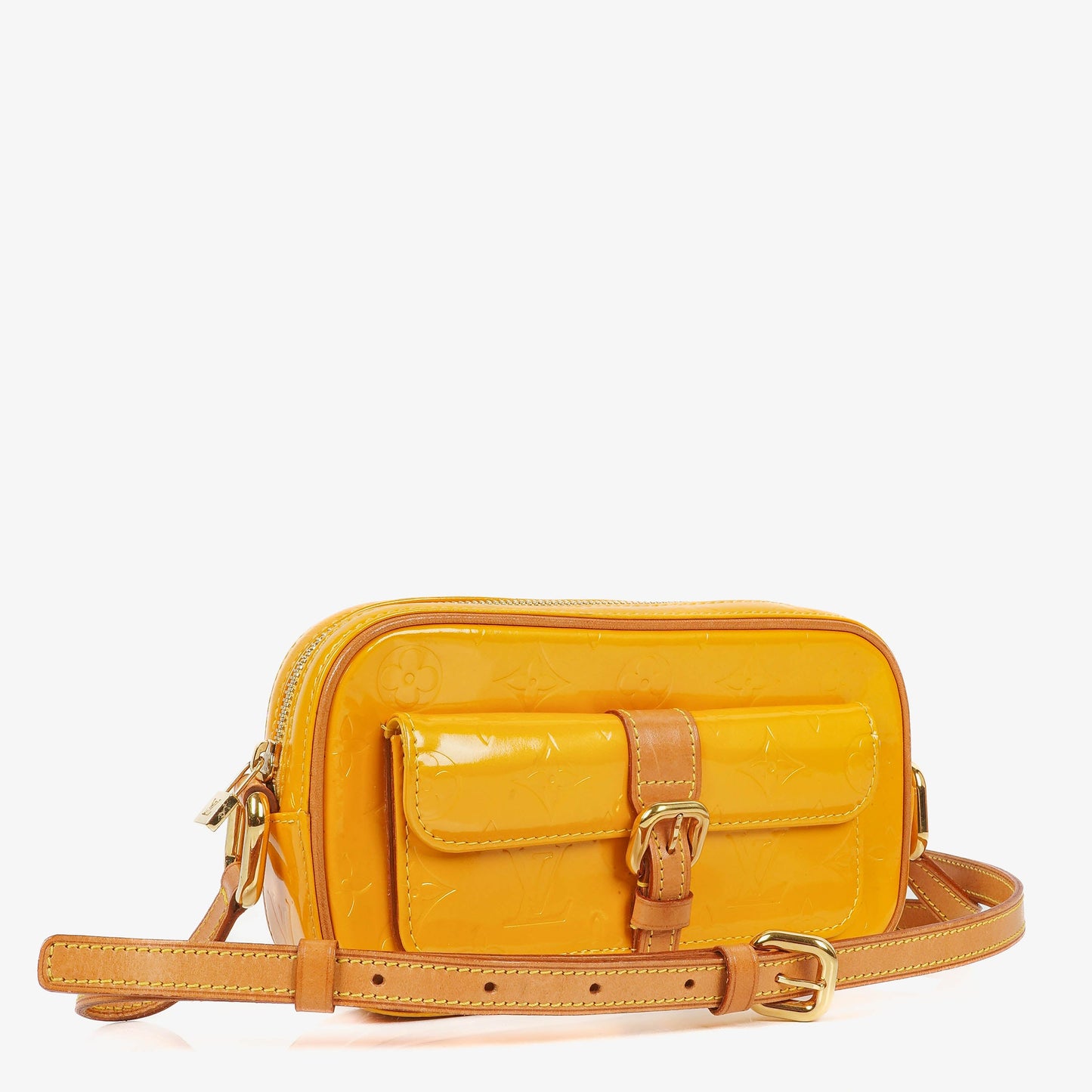 Louis Vuitton Christie Monogram Yellow Monogram Vernis