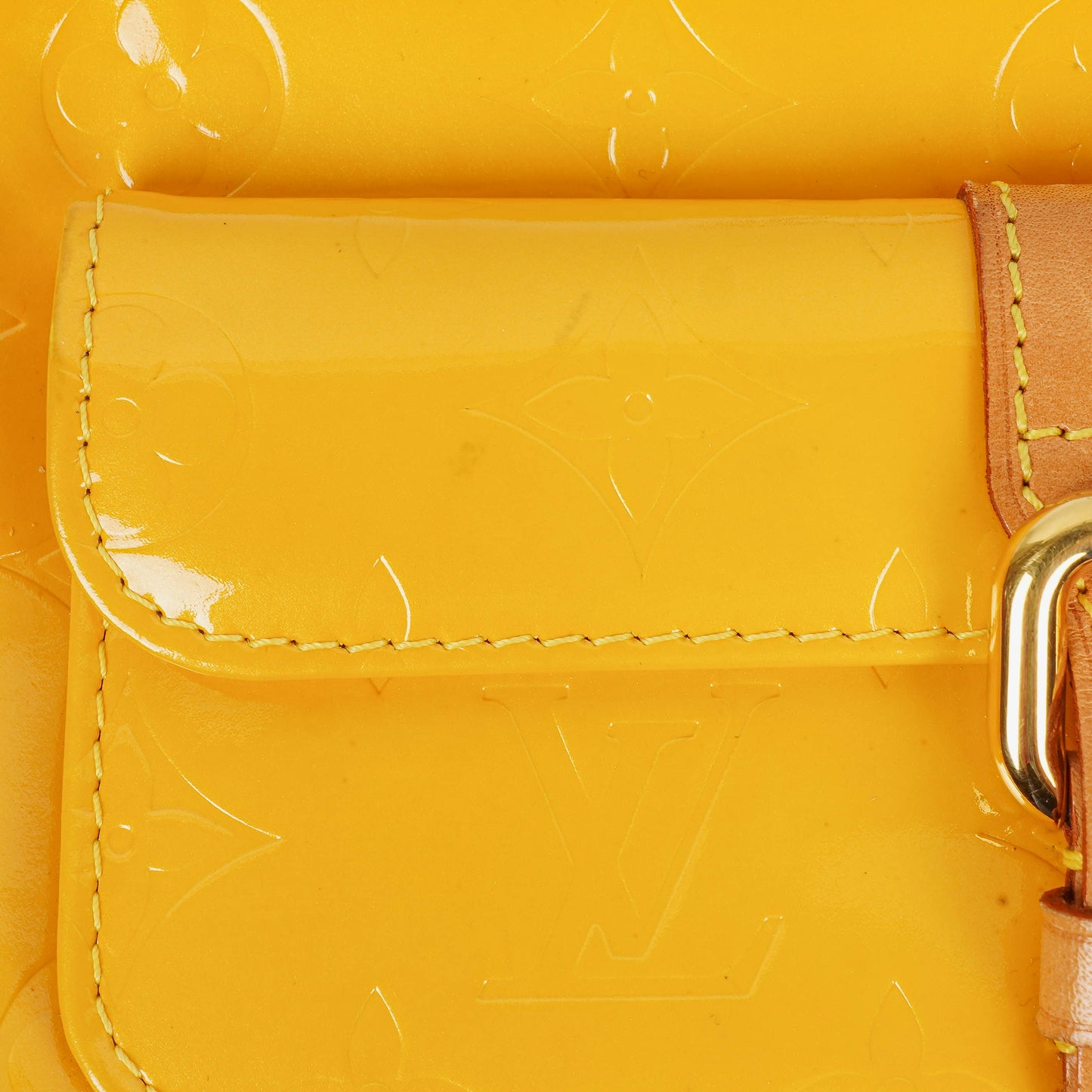 Louis Vuitton Christie Monogram Yellow Monogram Vernis