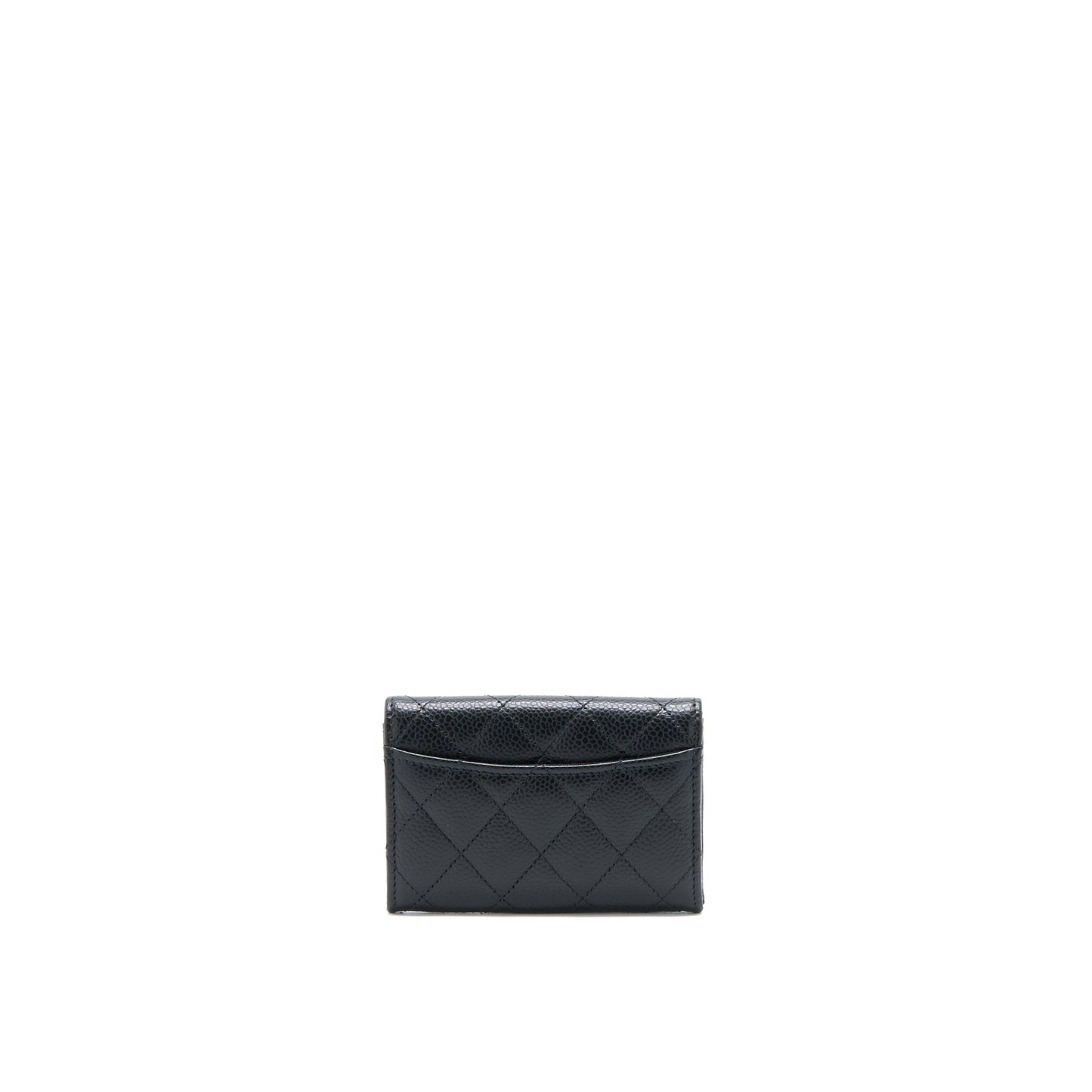 Chanel Classic Flap Cardholder Caviar Black (Microchip)