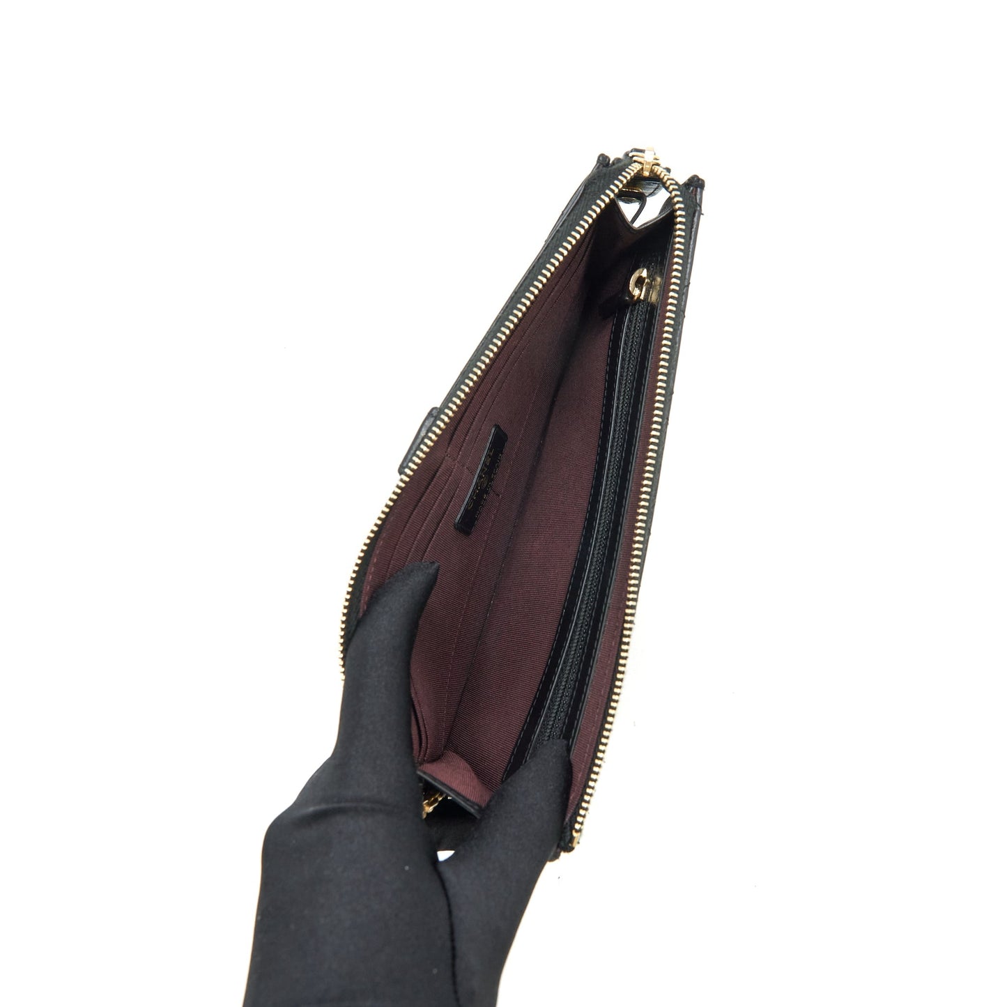 Chanel Reissue Zippy Pouch Quilted Calfskin Black Ruthenium