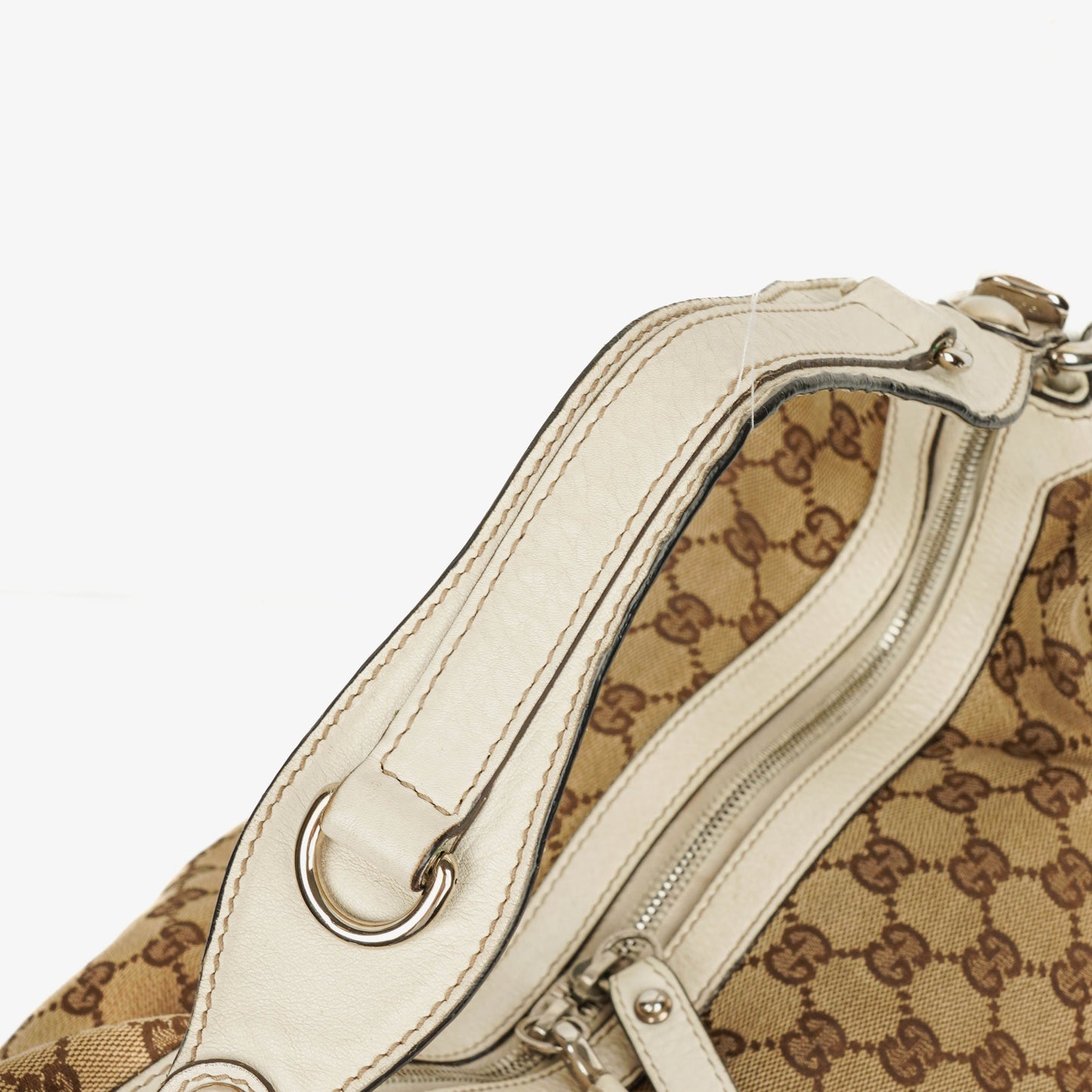 Gucci GG Canvas Large Icon Bit Hobo Bag