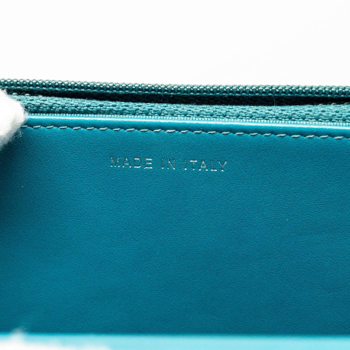 Chanel Boy Wallet on Chain Patent Green