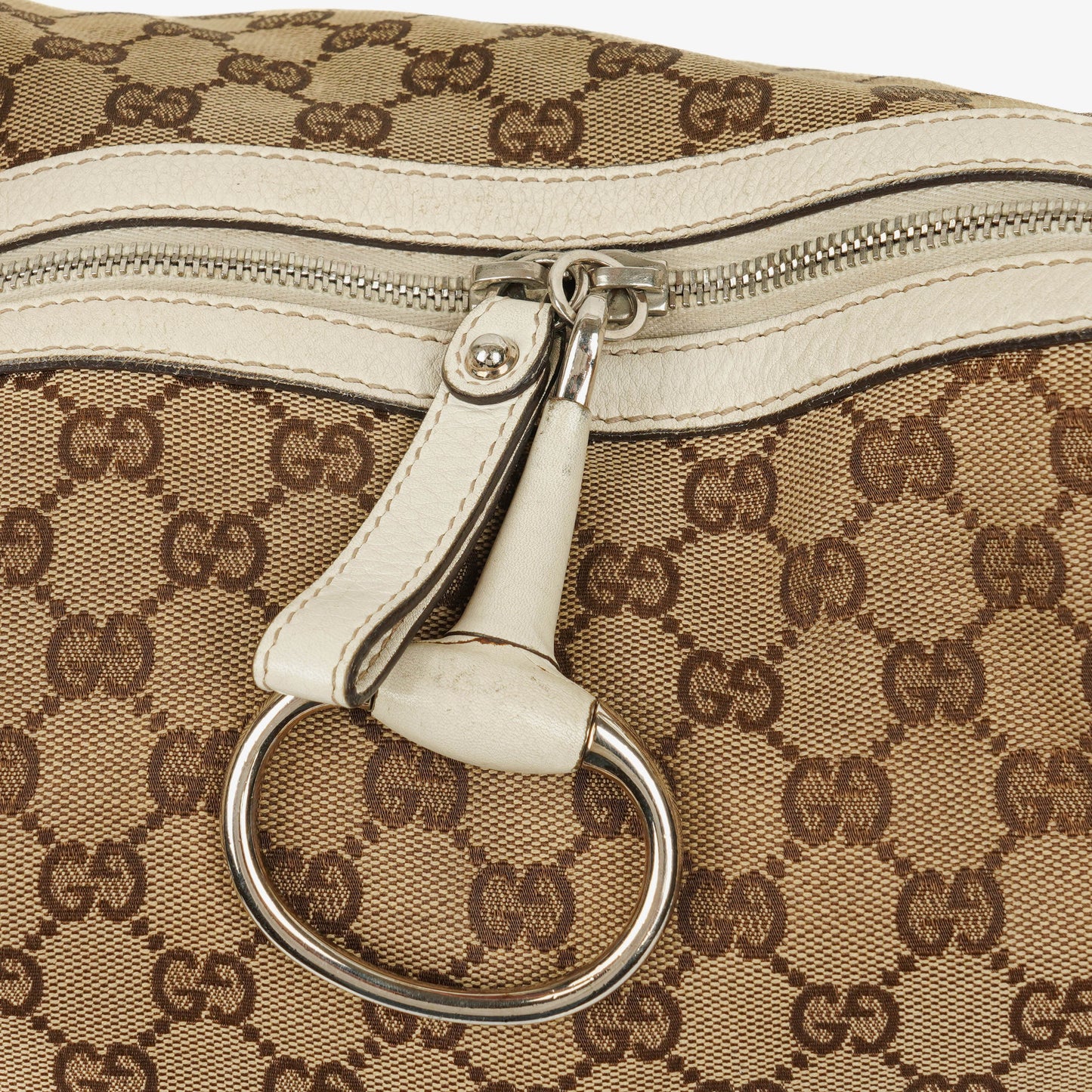 Gucci GG Canvas Large Icon Bit Hobo Bag