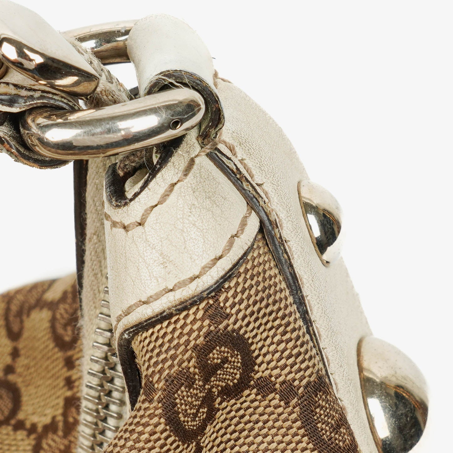 Gucci GG Canvas Large Icon Bit Hobo Bag